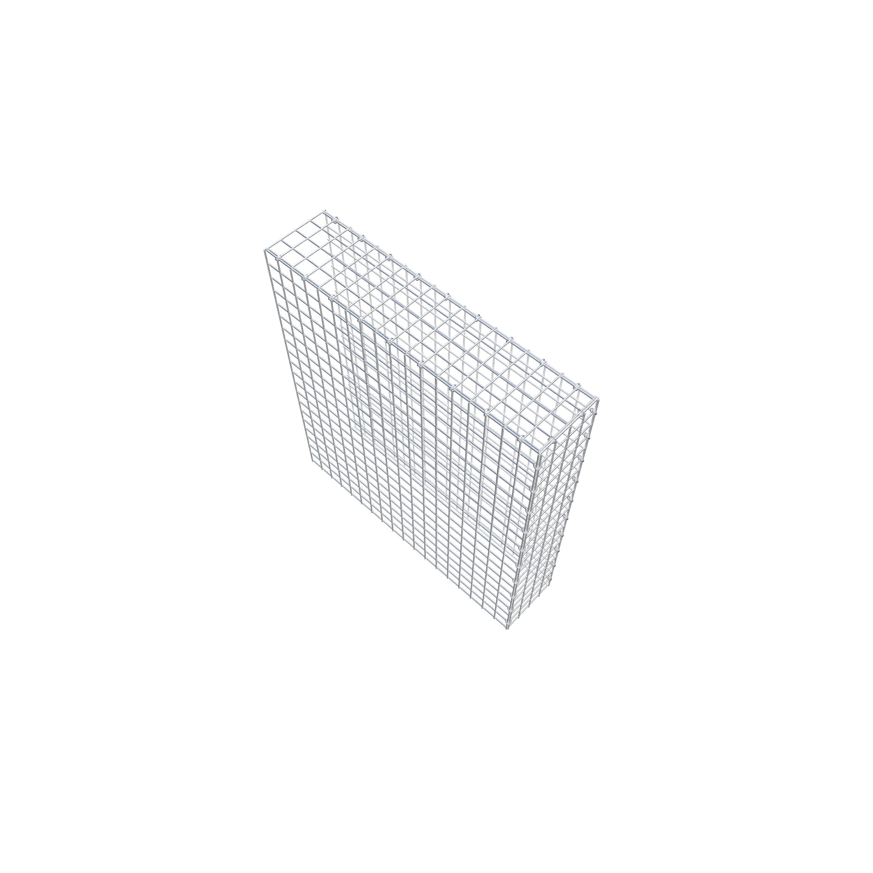 Schanskorf type 4 100 cm x 90 cm x 20 cm (L x H x D), maaswijdte 5 cm x 5 cm, C-ring