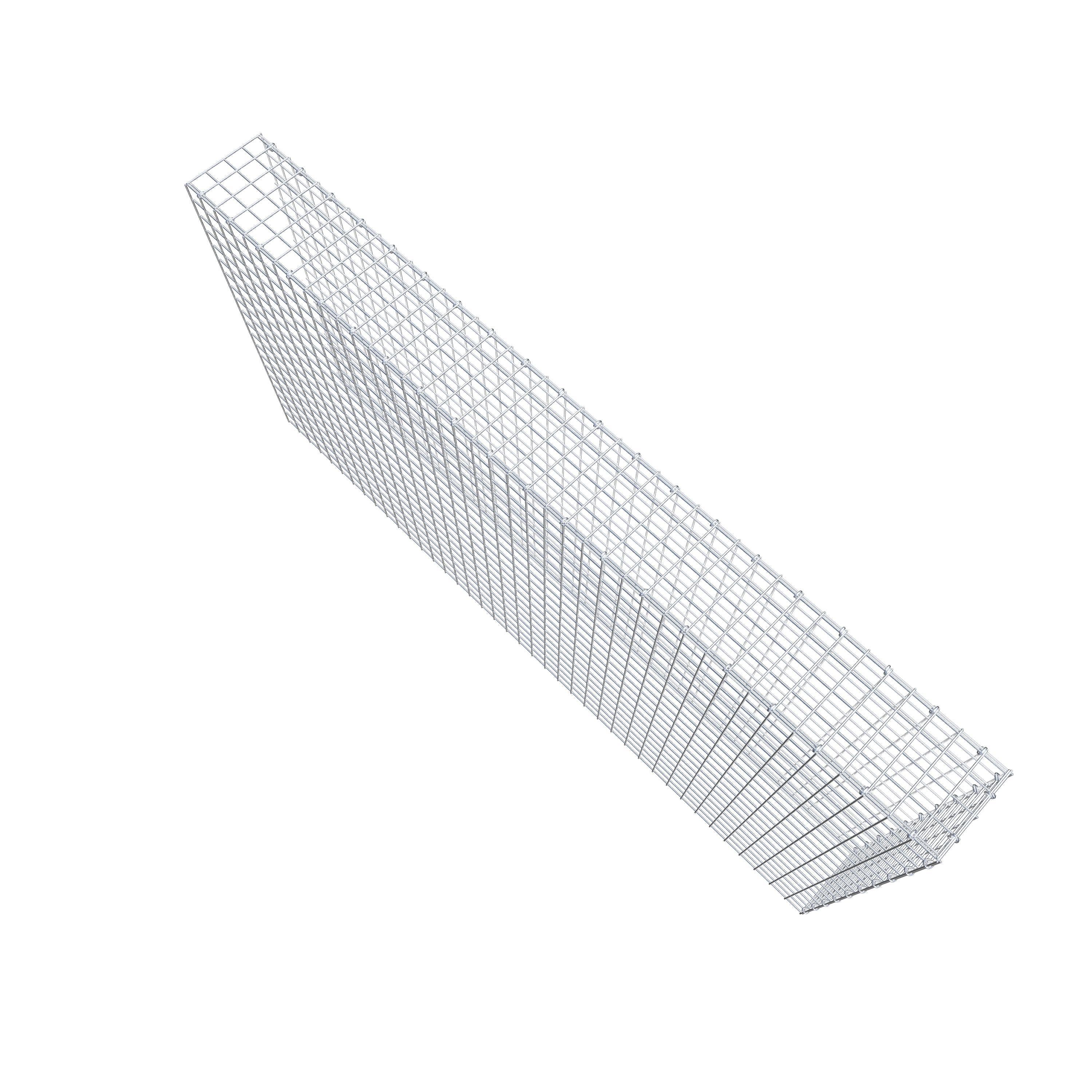 Schanskorf type 4 200 cm x 100 cm x 20 cm (L x H x D), maaswijdte 5 cm x 5 cm, C-ring