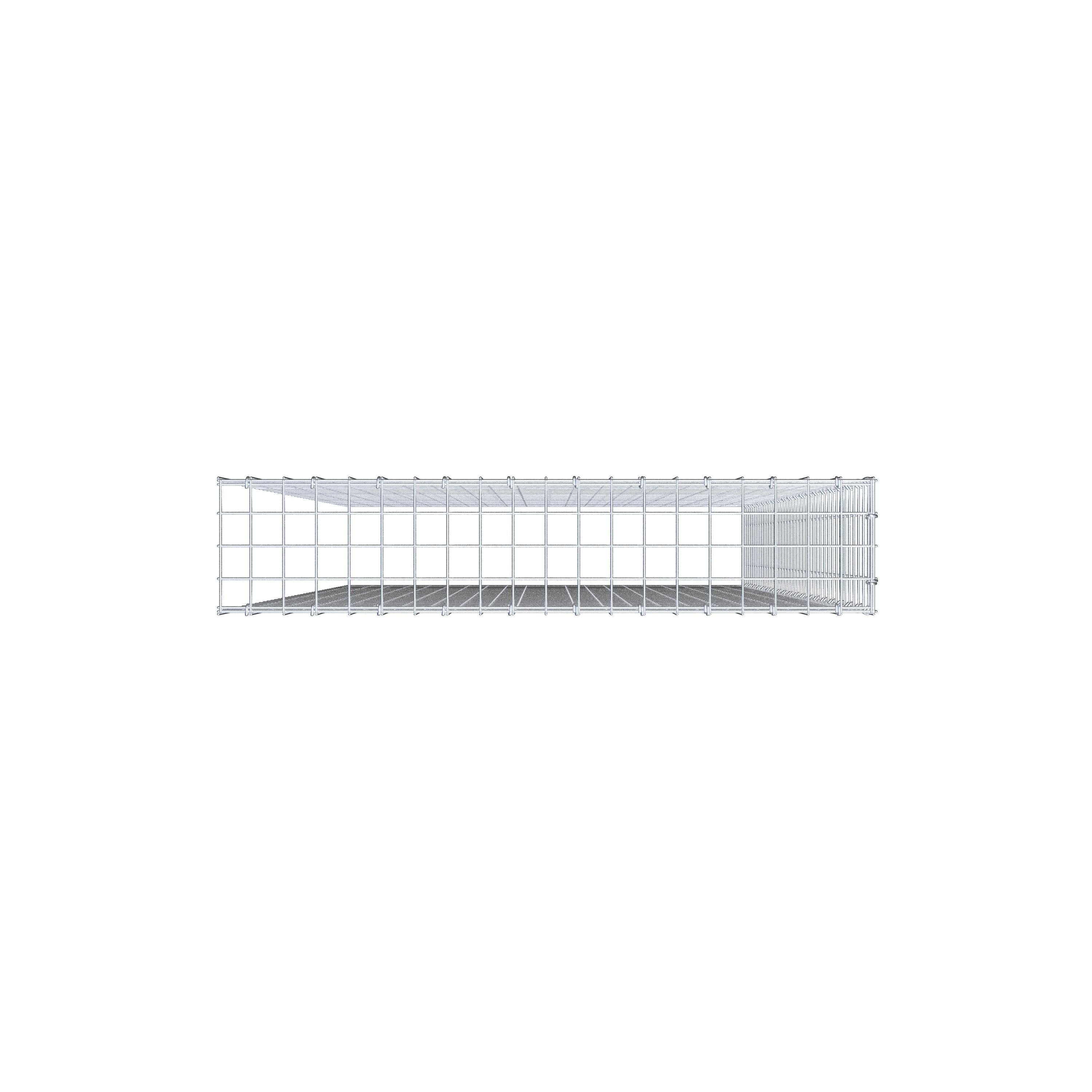 Schanskorf type 4 200 cm x 100 cm x 20 cm (L x H x D), maaswijdte 5 cm x 5 cm, C-ring