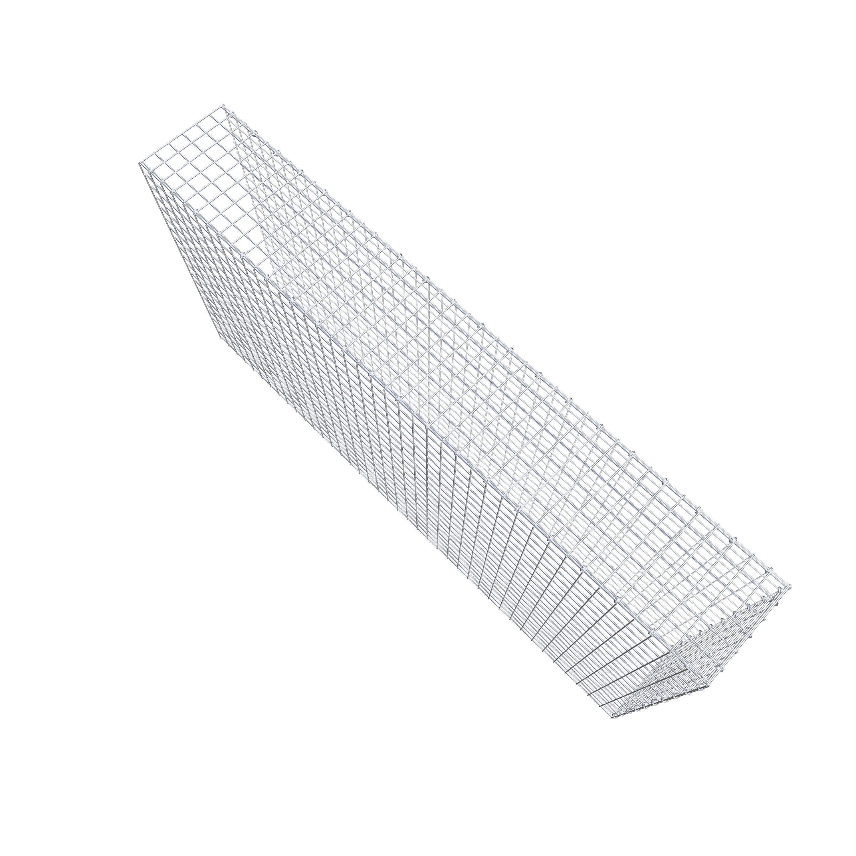 Anbaugabione Typ 4 200 cm x 100 cm x 30 cm (L x H x T), Maschenweite 5 cm x 5 cm, C-Ring