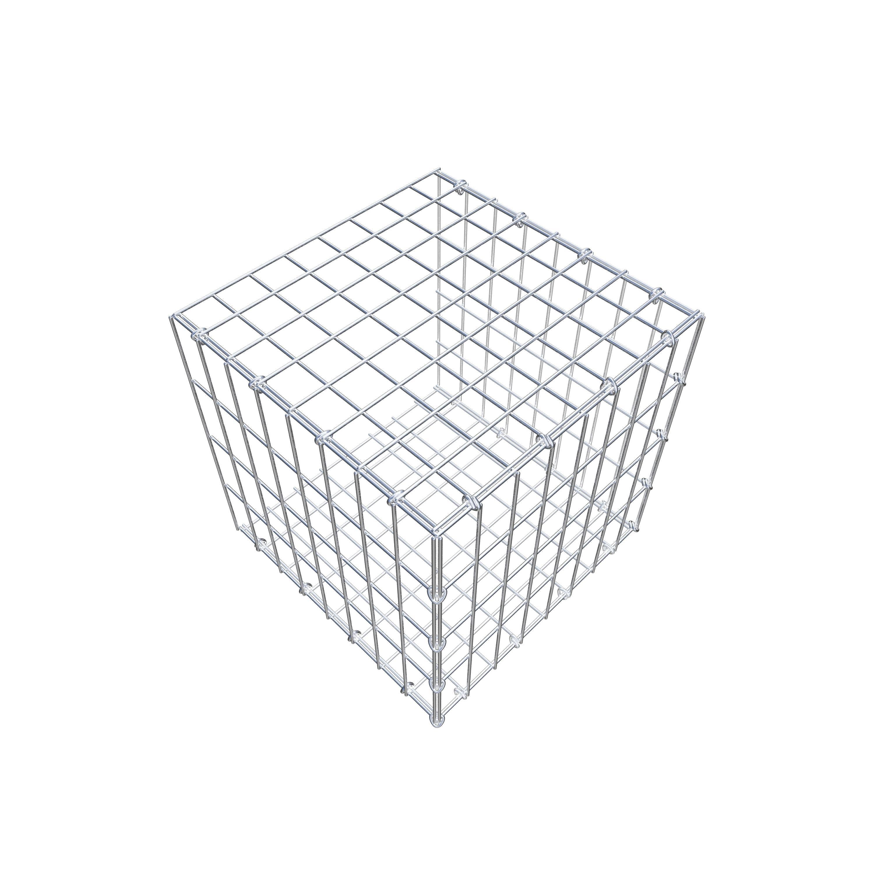 Schanskorf type 2 40 cm x 40 cm x 40 cm, maaswijdte 5 cm x 10 cm, C-ring