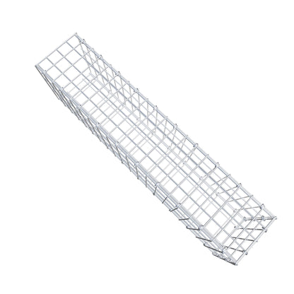 Monteret gabion type 2 100 cm x 30 cm x 20 cm, maskestørrelse 5 cm x 10 cm, C-ring