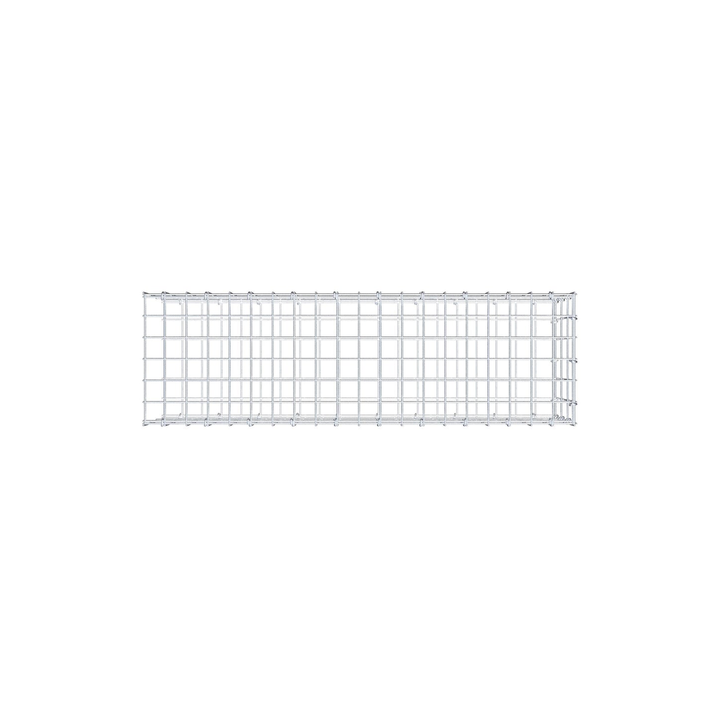 Tilläggsgabion typ 2 100 cm x 30 cm x 30 cm, maskstorlek 5 cm x 10 cm, C-ring