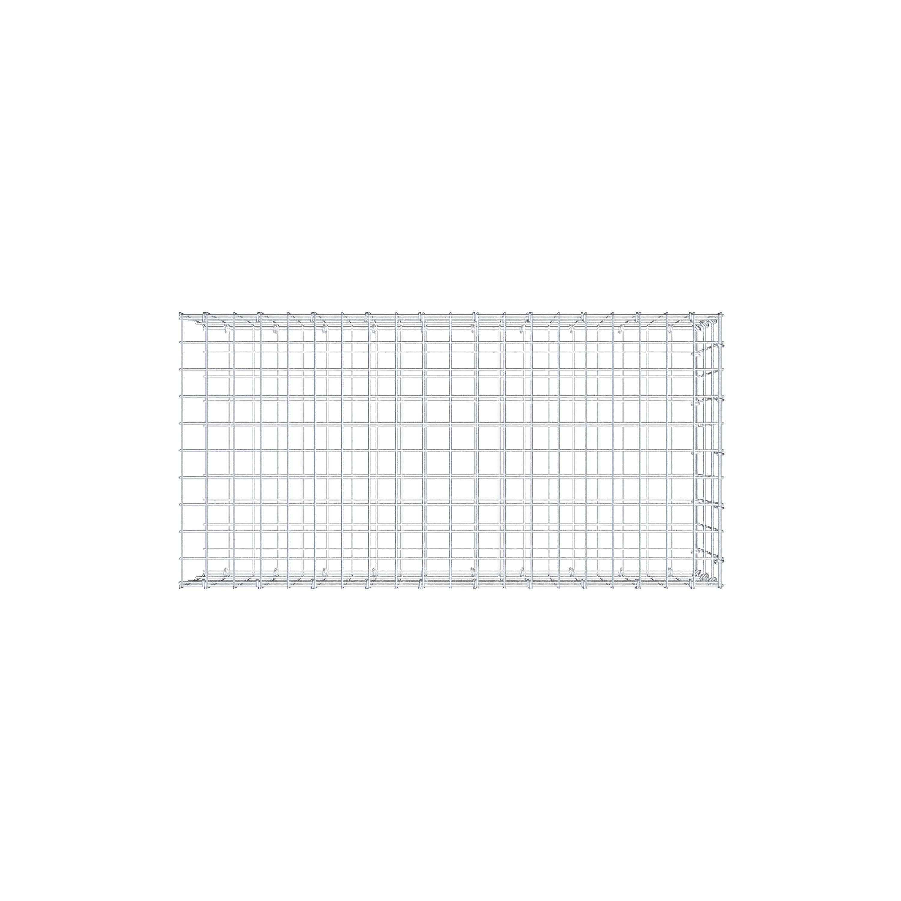 Pile aggiuntivo tipo 2 100 cm x 30 cm x 50 cm, maglia 5 cm x 10 cm, anello a C