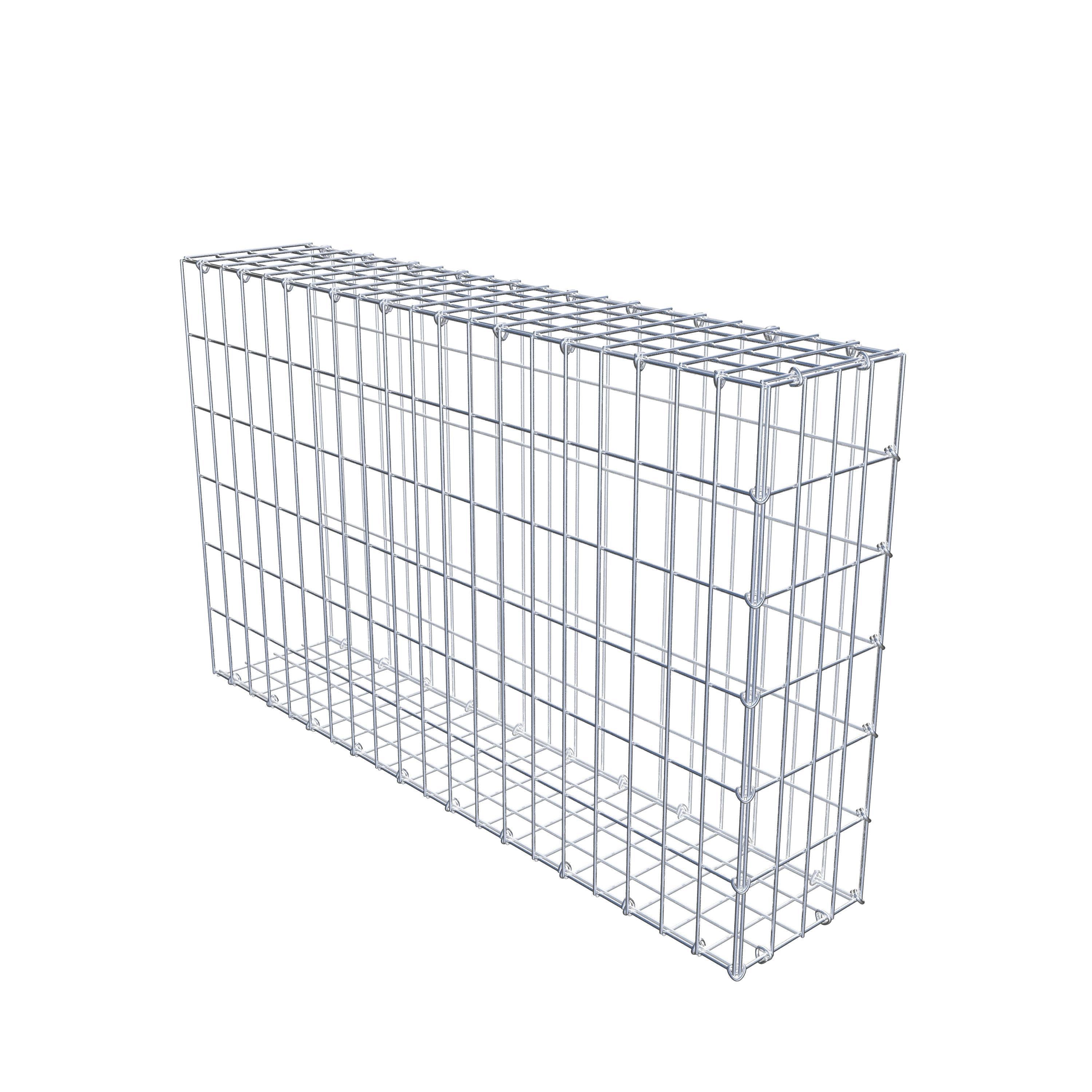 Pila adicional tipo 2 100 cm x 60 cm x 20 cm, malla 5 cm x 10 cm, anillo en C