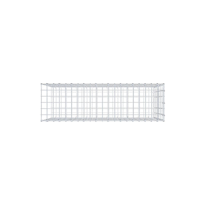 Monteret gabion type 2 100 cm x 60 cm x 30 cm, maskestørrelse 5 cm x 10 cm, C-ring