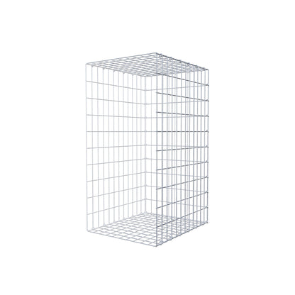 Pila adicional tipo 2 100 cm x 60 cm x 50 cm, malla 5 cm x 10 cm, anillo en C