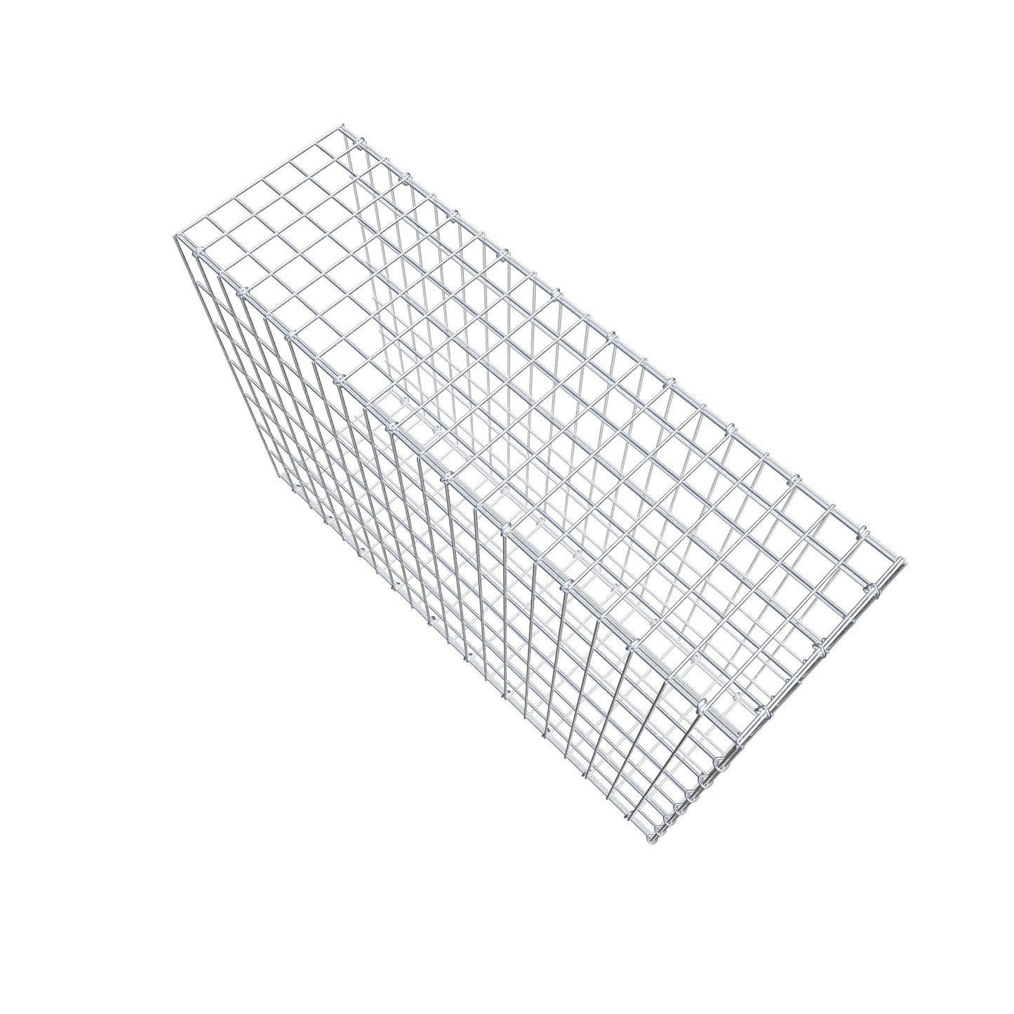 Anbaugabione Typ 2 100 cm x 70 cm x 30 cm, Maschenweite 5 cm x 10 cm, C-Ring