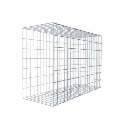 Monteret gabion type 2 100 cm x 70 cm x 40 cm, maskestørrelse 5 cm x 10 cm, C-ring