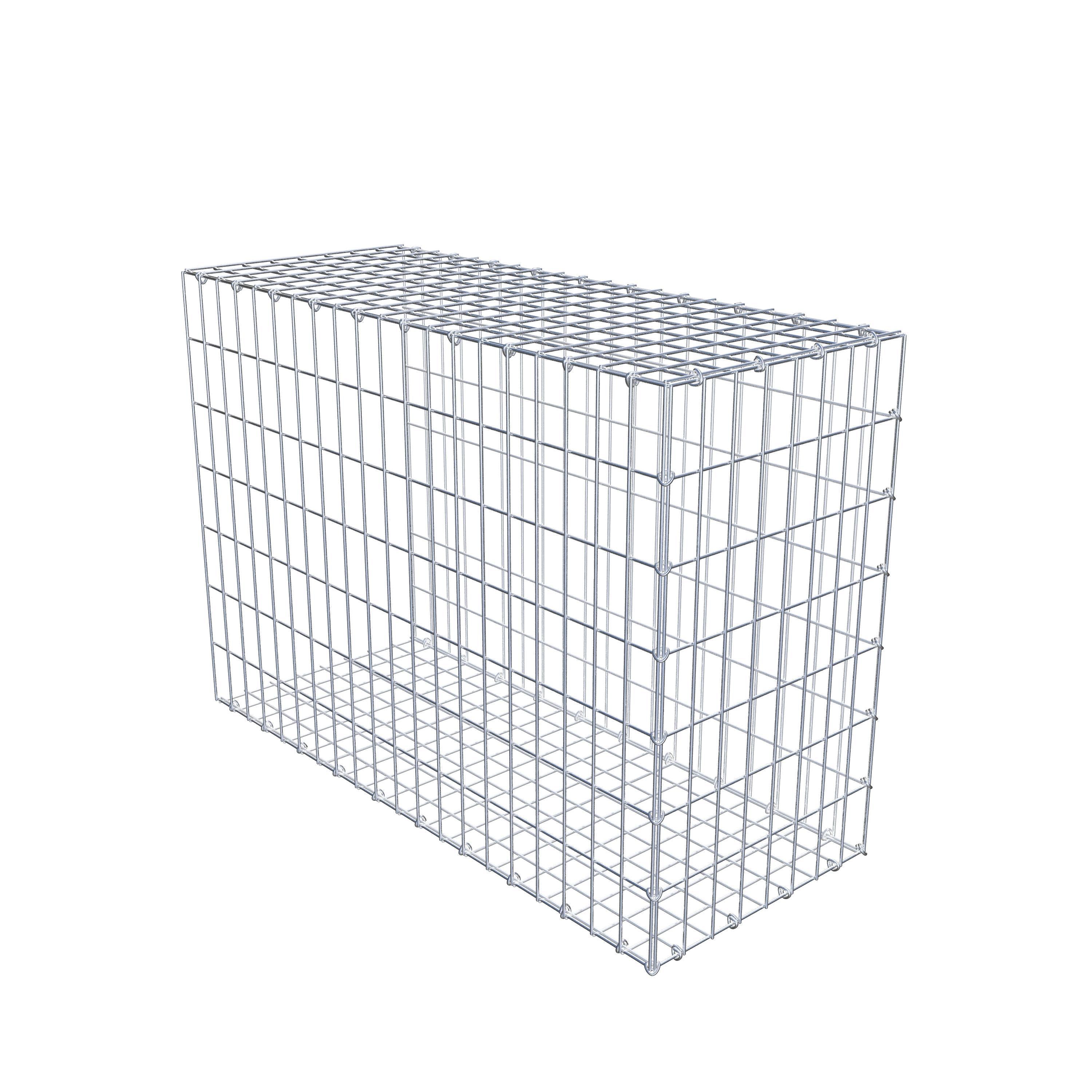 Schanskorf type 2 100 cm x 70 cm x 40 cm, maaswijdte 5 cm x 10 cm, C-ring