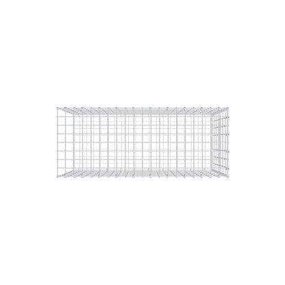 Monteret gabion type 2 100 cm x 70 cm x 40 cm, maskestørrelse 5 cm x 10 cm, C-ring