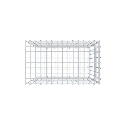 Monteret gabion type 2 100 cm x 70 cm x 40 cm, maskestørrelse 5 cm x 10 cm, C-ring