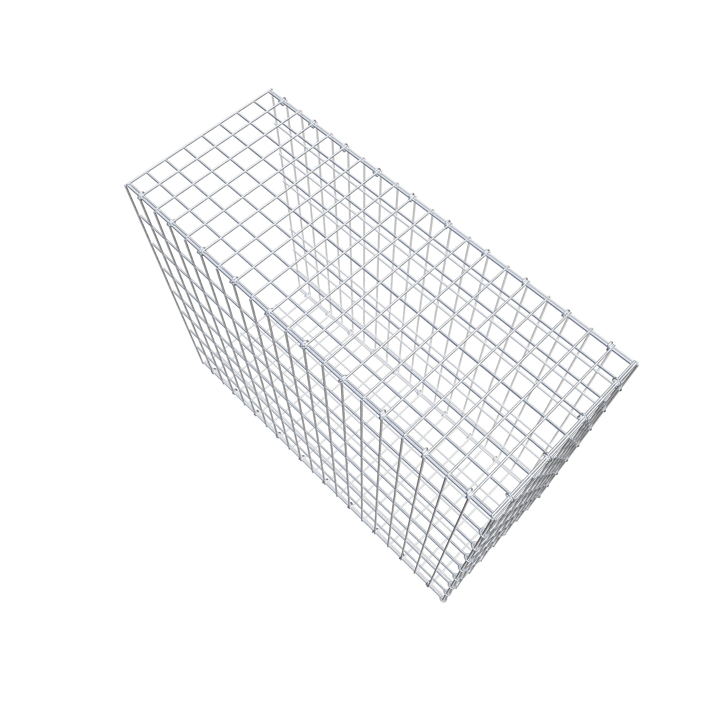 Pile aggiuntivo tipo 2 100 cm x 80 cm x 40 cm, maglia 5 cm x 10 cm, anello a C