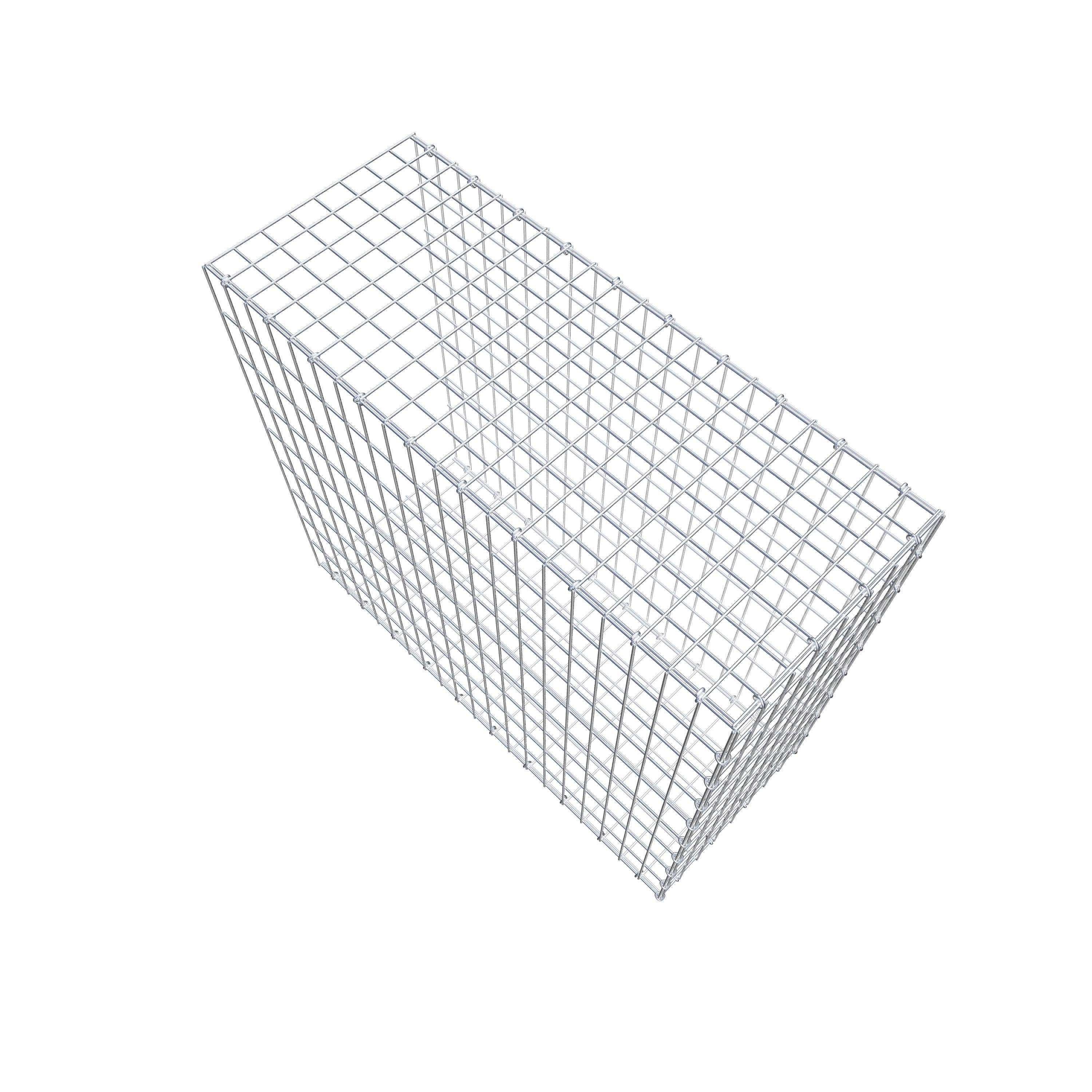 Schanskorf type 2 100 cm x 90 cm x 40 cm, maaswijdte 5 cm x 10 cm, C-ring