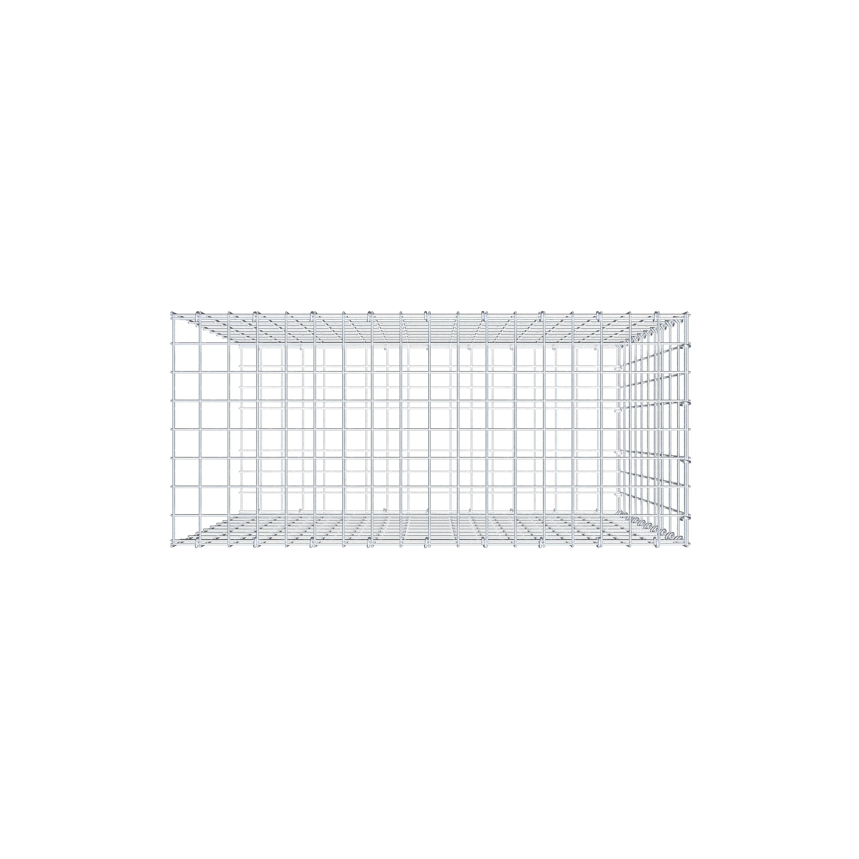 Tilläggspåle typ 2 100 cm x 90 cm x 40 cm, maskstorlek 5 cm x 10 cm, C-ring