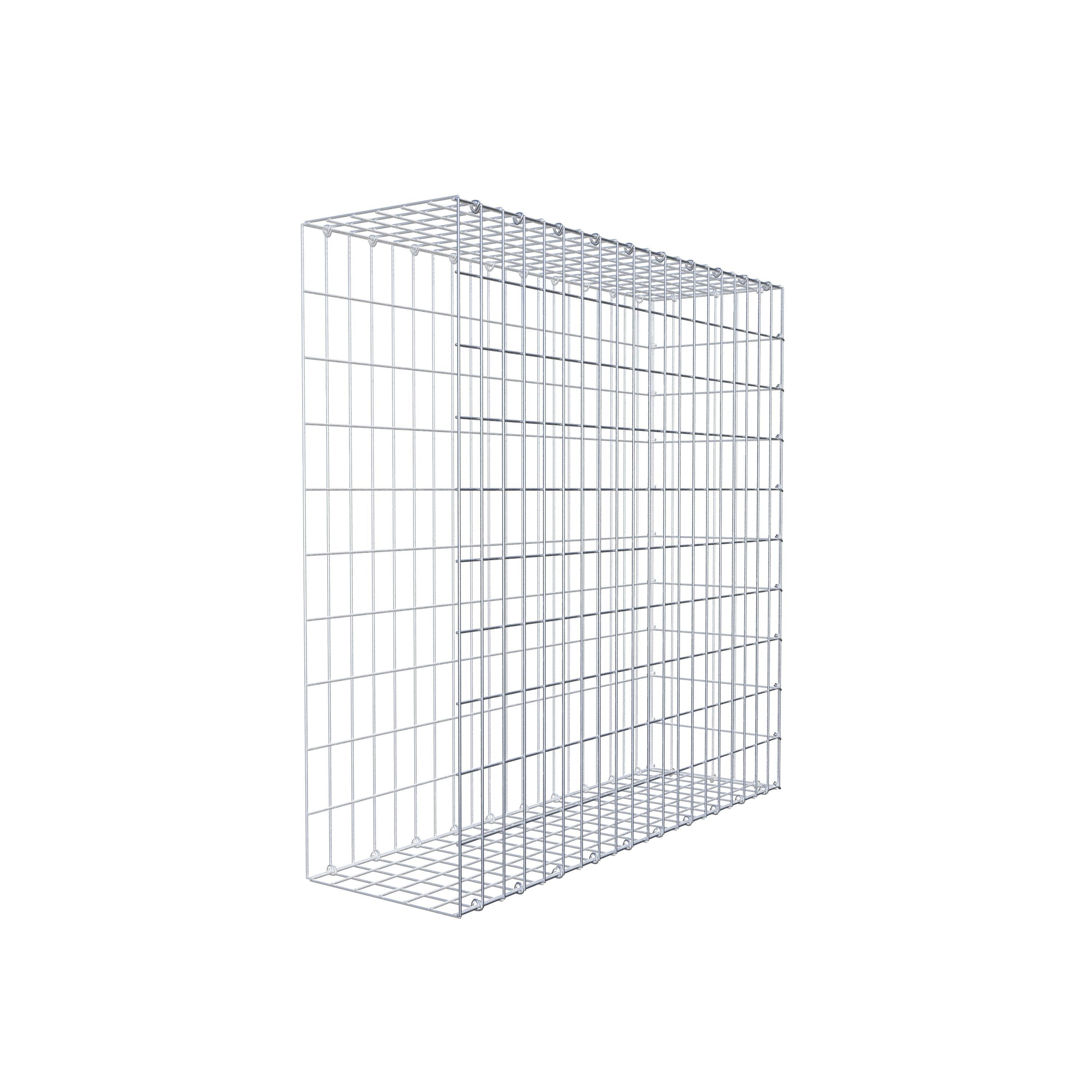 Schanskorf type 2 100 cm x 100 cm x 30 cm, maaswijdte 5 cm x 10 cm, C-ring