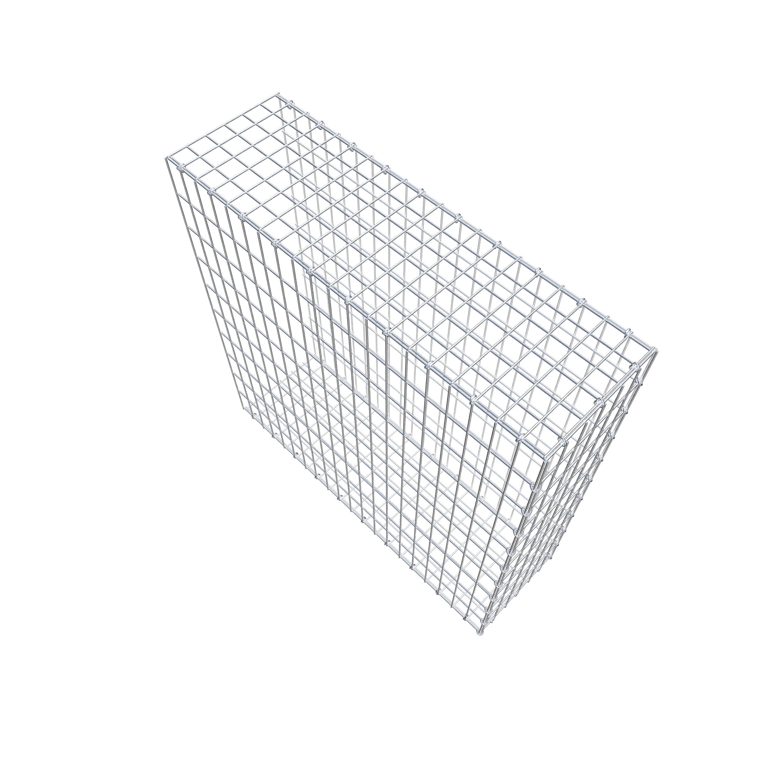 Schanskorf type 2 100 cm x 100 cm x 30 cm, maaswijdte 5 cm x 10 cm, C-ring