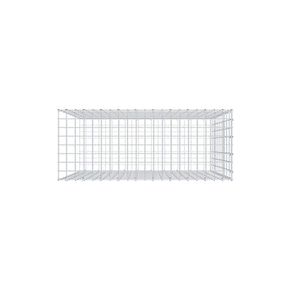 Monteret gabion type 2 100 cm x 100 cm x 40 cm, maskestørrelse 5 cm x 10 cm, C-ring