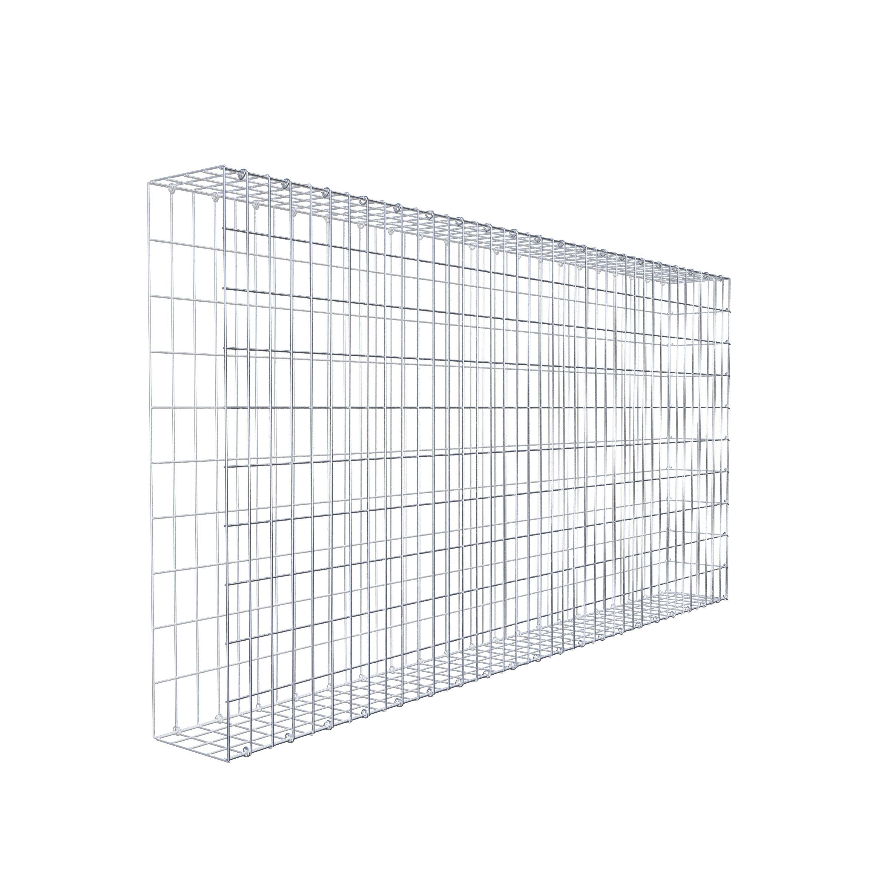 Gabbione aggiuntivo tipo 2 200 cm x 100 cm x 20 cm, maglia 5 cm x 10 cm, anello a C