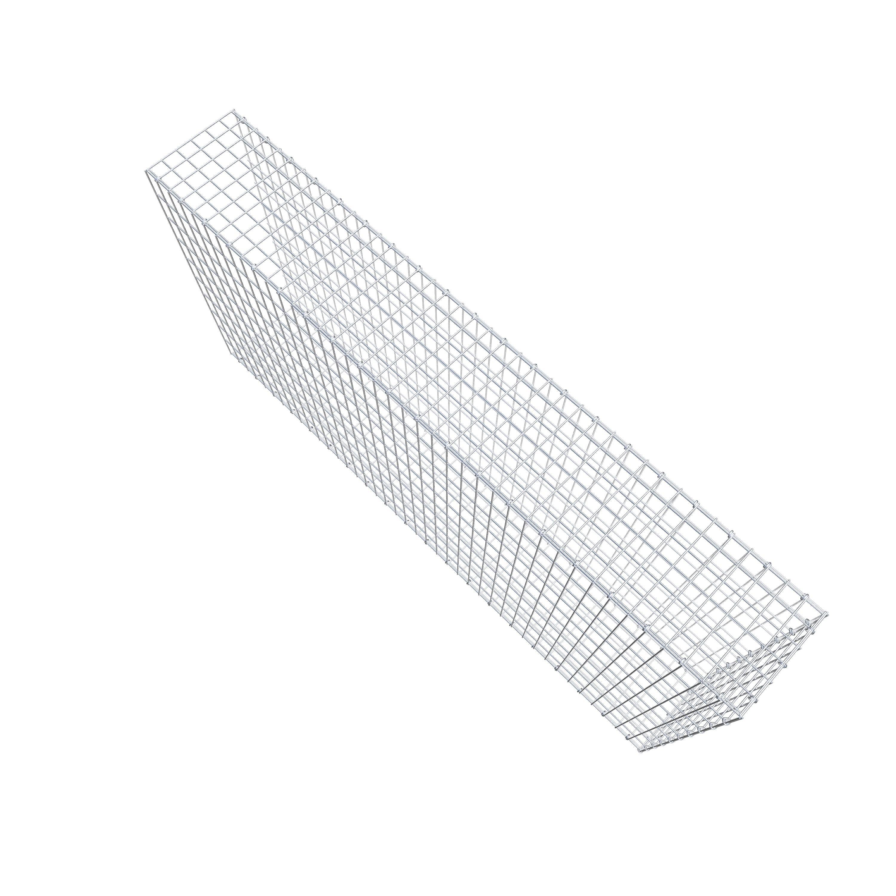 Gavión complementario tipo 2 200 cm x 100 cm x 30 cm, malla 5 cm x 10 cm, anillo en C