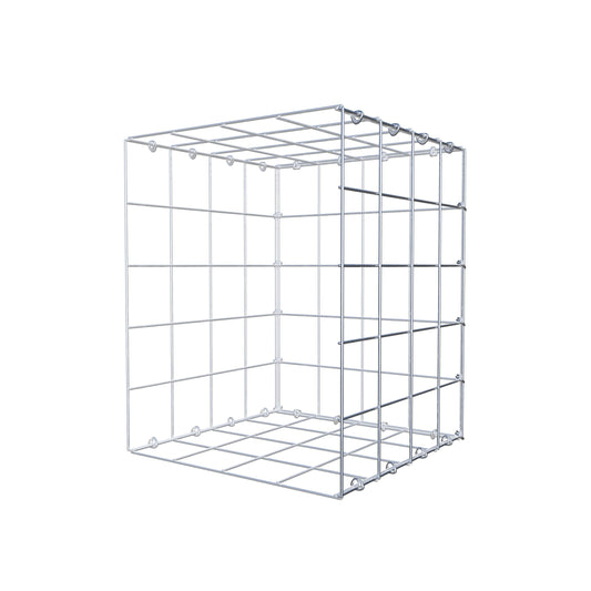 Monteret gabion type 2 50 cm x 40 cm x 40 cm (L x H x D), maskestørrelse 10 cm x 10 cm, C-ring