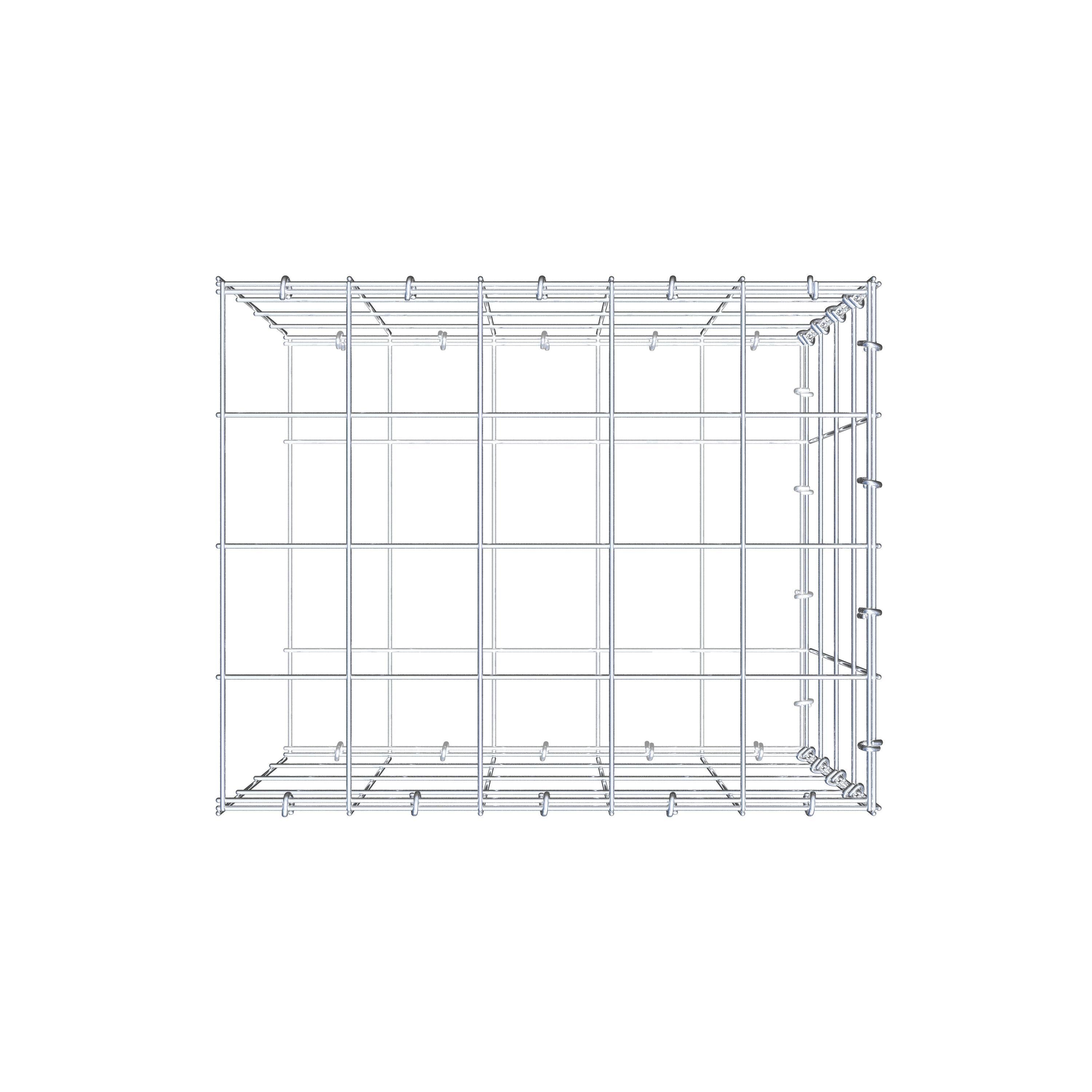 Pile aggiuntivo tipo 2 50 cm x 40 cm x 40 cm (L x H x P), maglia 10 cm x 10 cm, anello a C