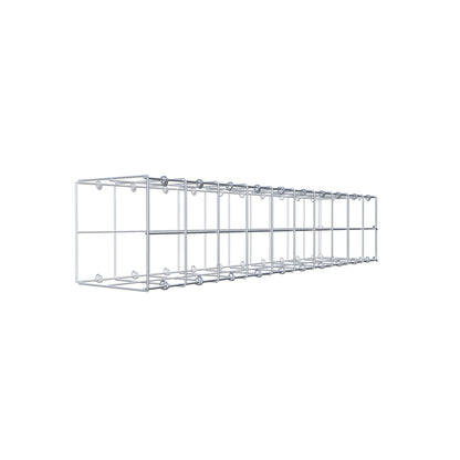 Anbaugabione Typ 2 100 cm x 20 cm x 20 cm (L x H x T), Maschenweite 10 cm x 10 cm, C-Ring