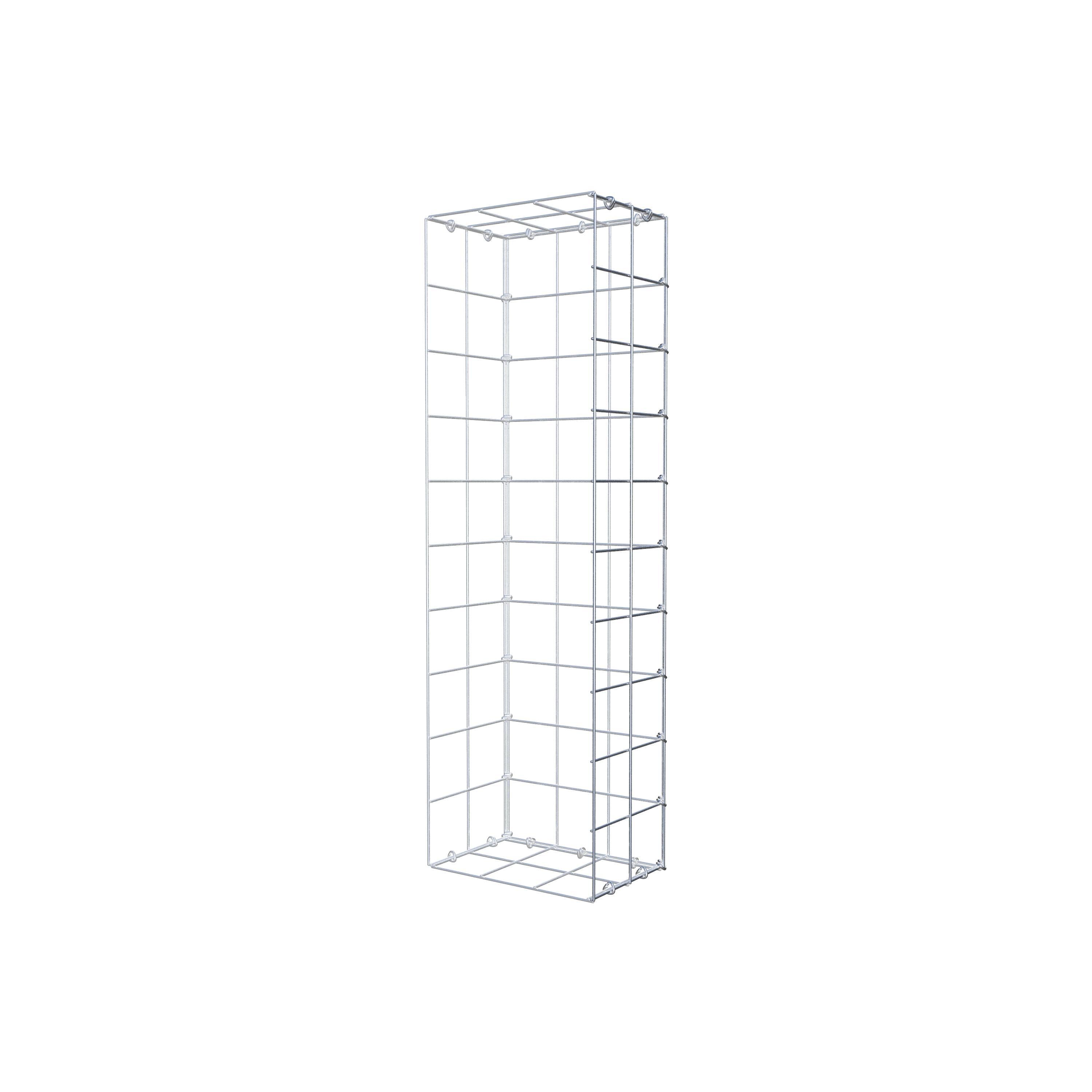 Schanskorf type 2 100 cm x 20 cm x 30 cm (L x H x D), maaswijdte 10 cm x 10 cm, C-ring