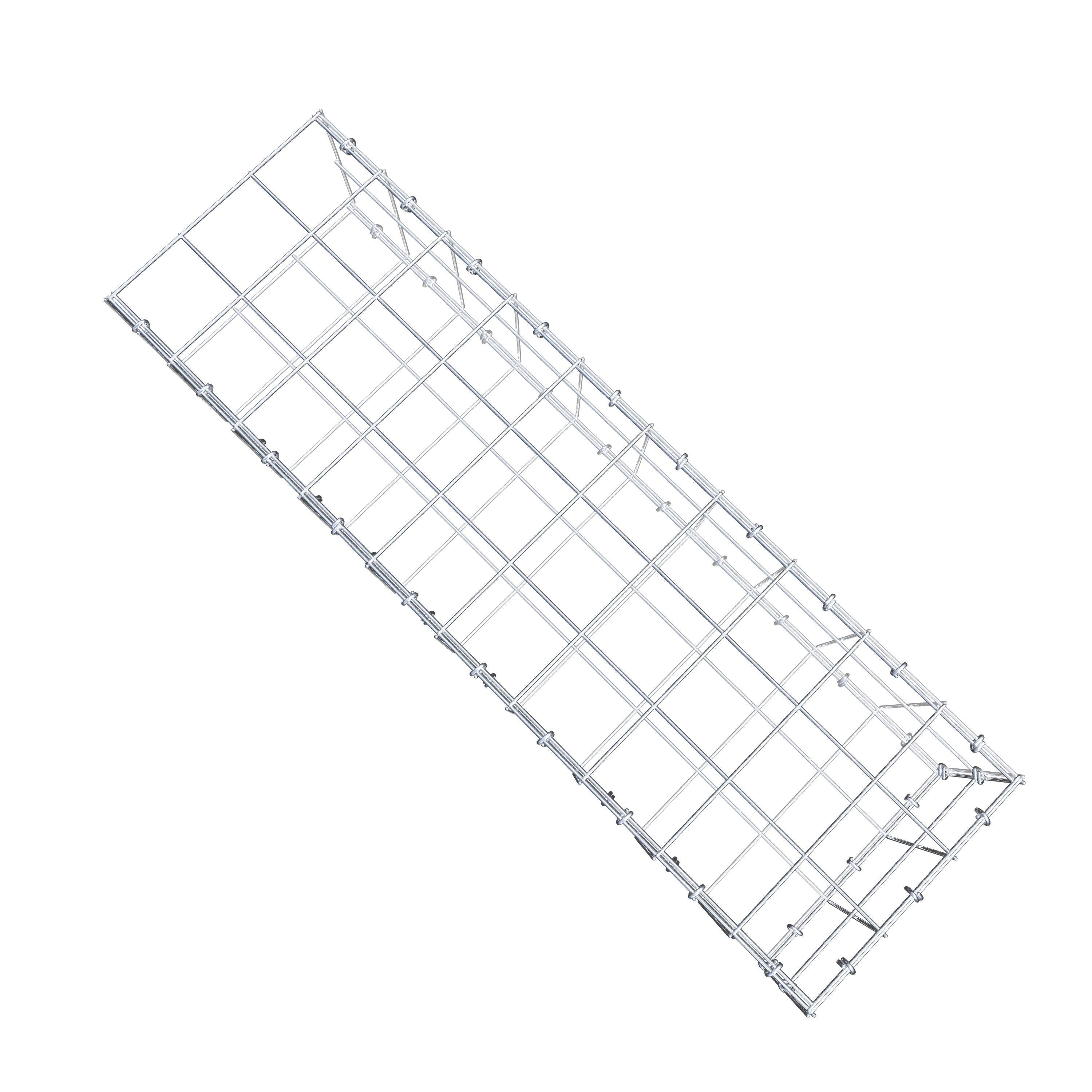 Schanskorf type 2 100 cm x 20 cm x 30 cm (L x H x D), maaswijdte 10 cm x 10 cm, C-ring