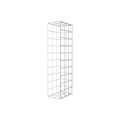 Mounted gabion type 2 100 cm x 30 cm x 20 cm (L x H x D), mesh size 10 cm x 10 cm, C-ring