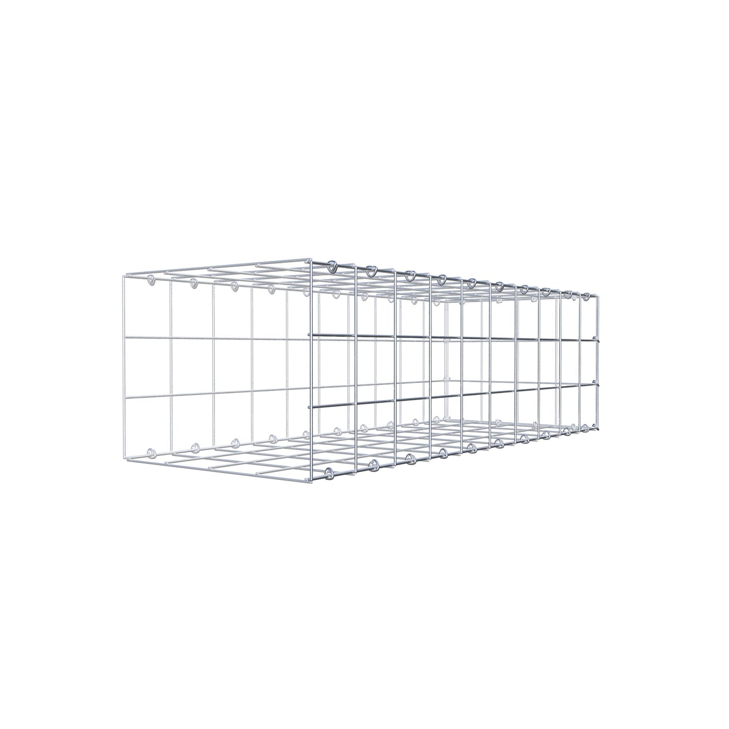 Fourche rapportée type 2 100 cm x 30 cm x 40 cm (L x H x P), mailles 10 cm x 10 cm, anneau C