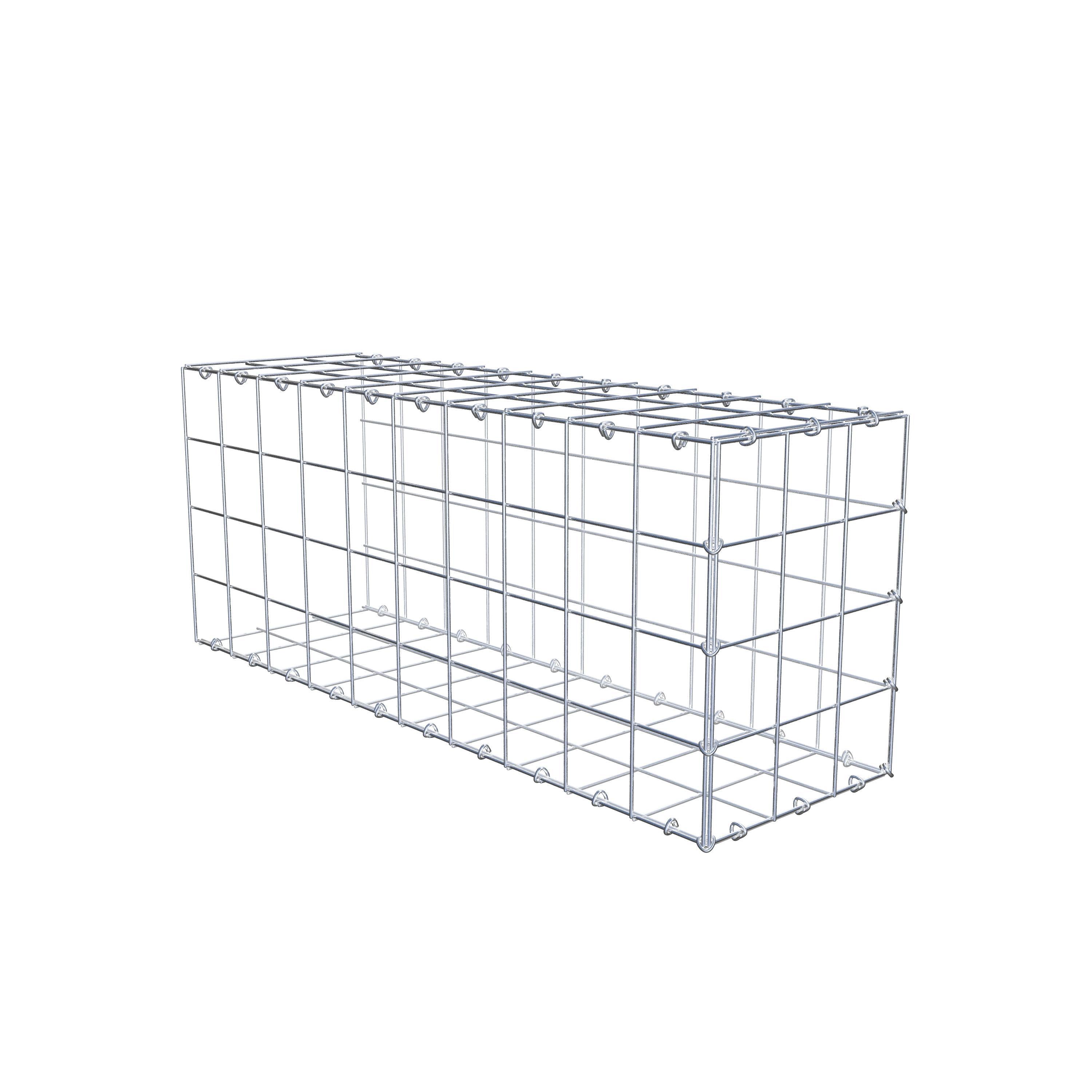 Schanskorf type 2 100 cm x 40 cm x 30 cm (L x H x D), maaswijdte 10 cm x 10 cm, C-ring