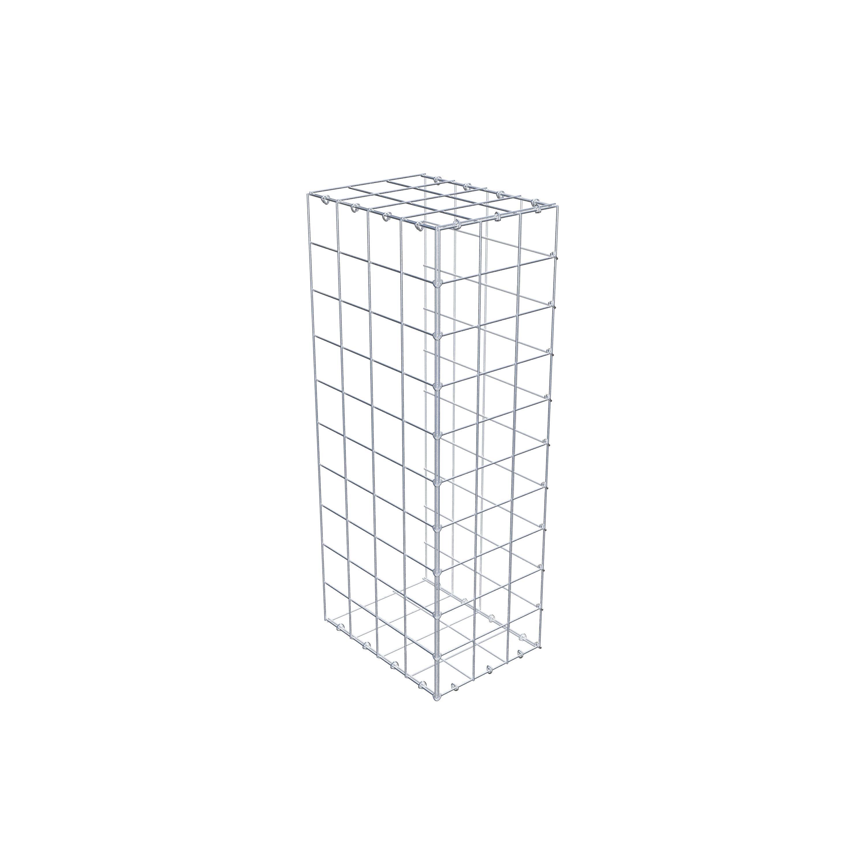 Schanskorf type 2 100 cm x 40 cm x 30 cm (L x H x D), maaswijdte 10 cm x 10 cm, C-ring