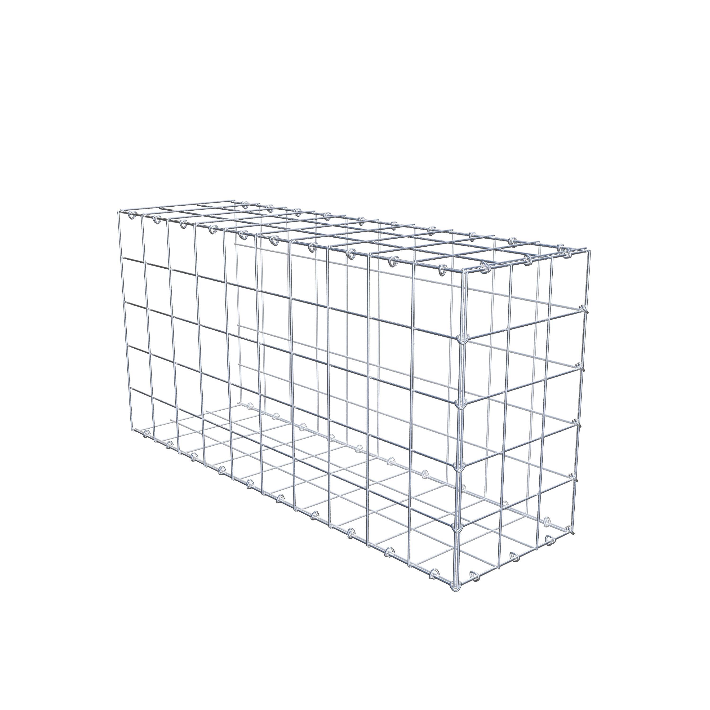 Schanskorf type 2 100 cm x 50 cm x 30 cm (L x H x D), maaswijdte 10 cm x 10 cm, C-ring