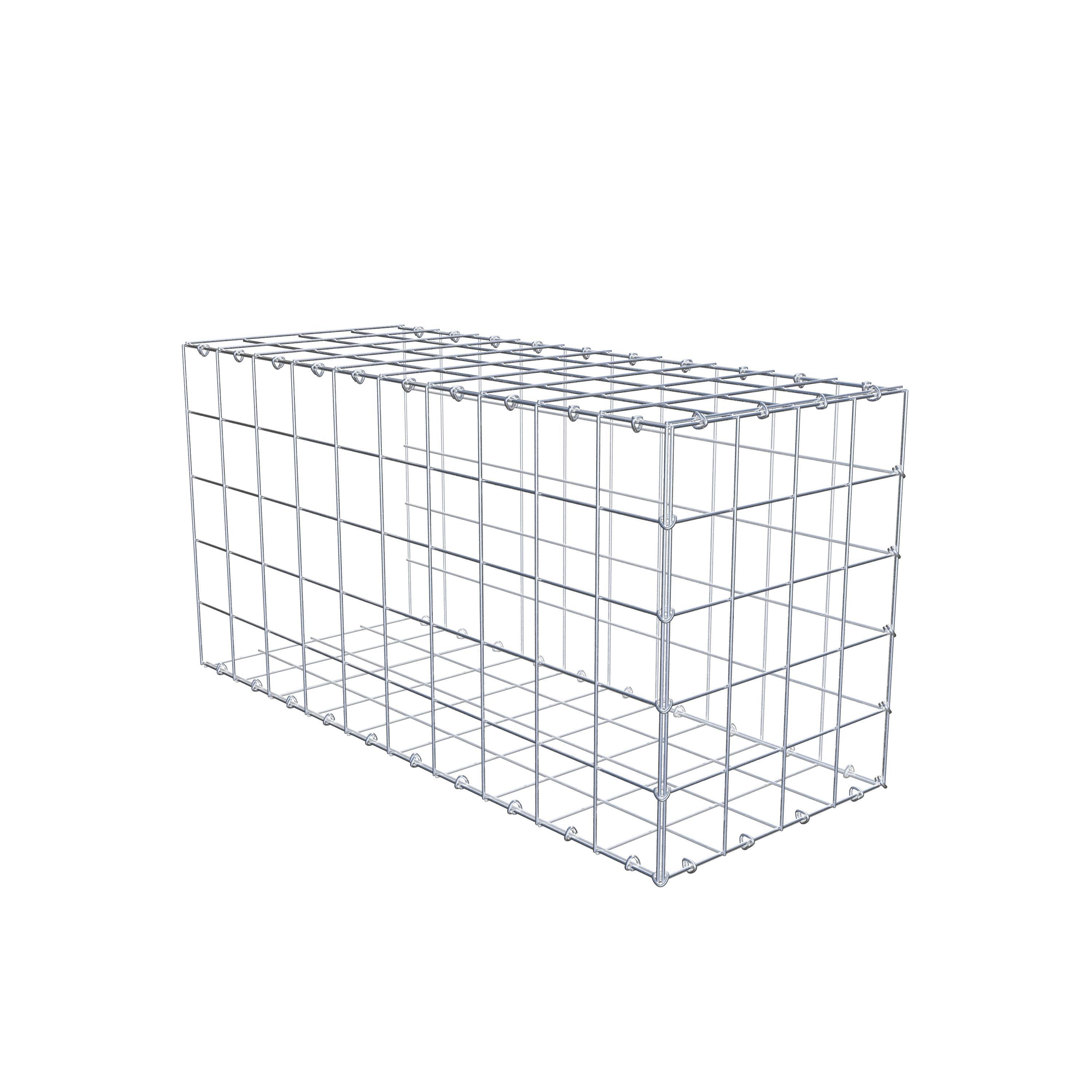 Schanskorf type 2 100 cm x 50 cm x 40 cm (L x H x D), maaswijdte 10 cm x 10 cm, C-ring