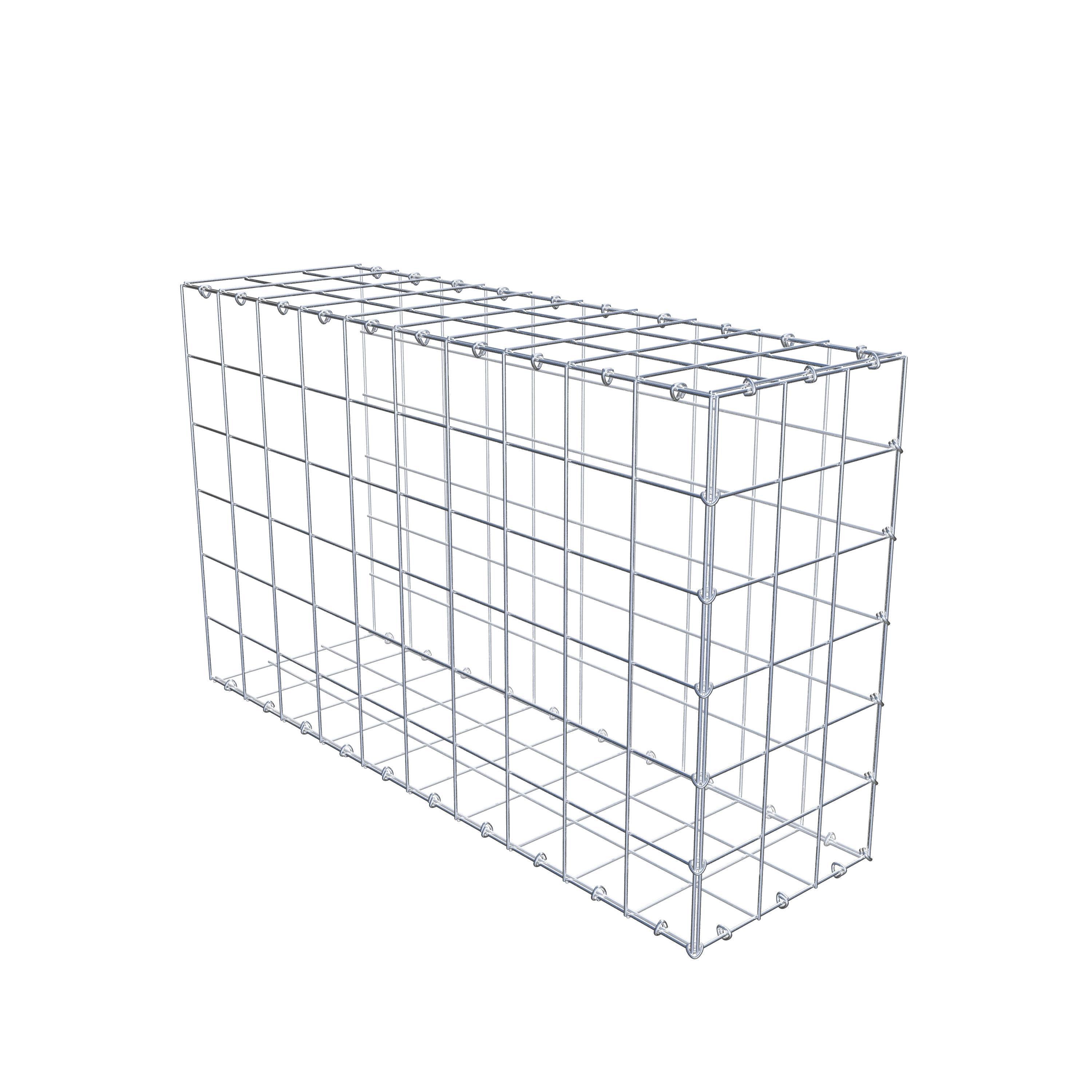 Schanskorf type 2 100 cm x 60 cm x 30 cm (L x H x D), maaswijdte 10 cm x 10 cm, C-ring