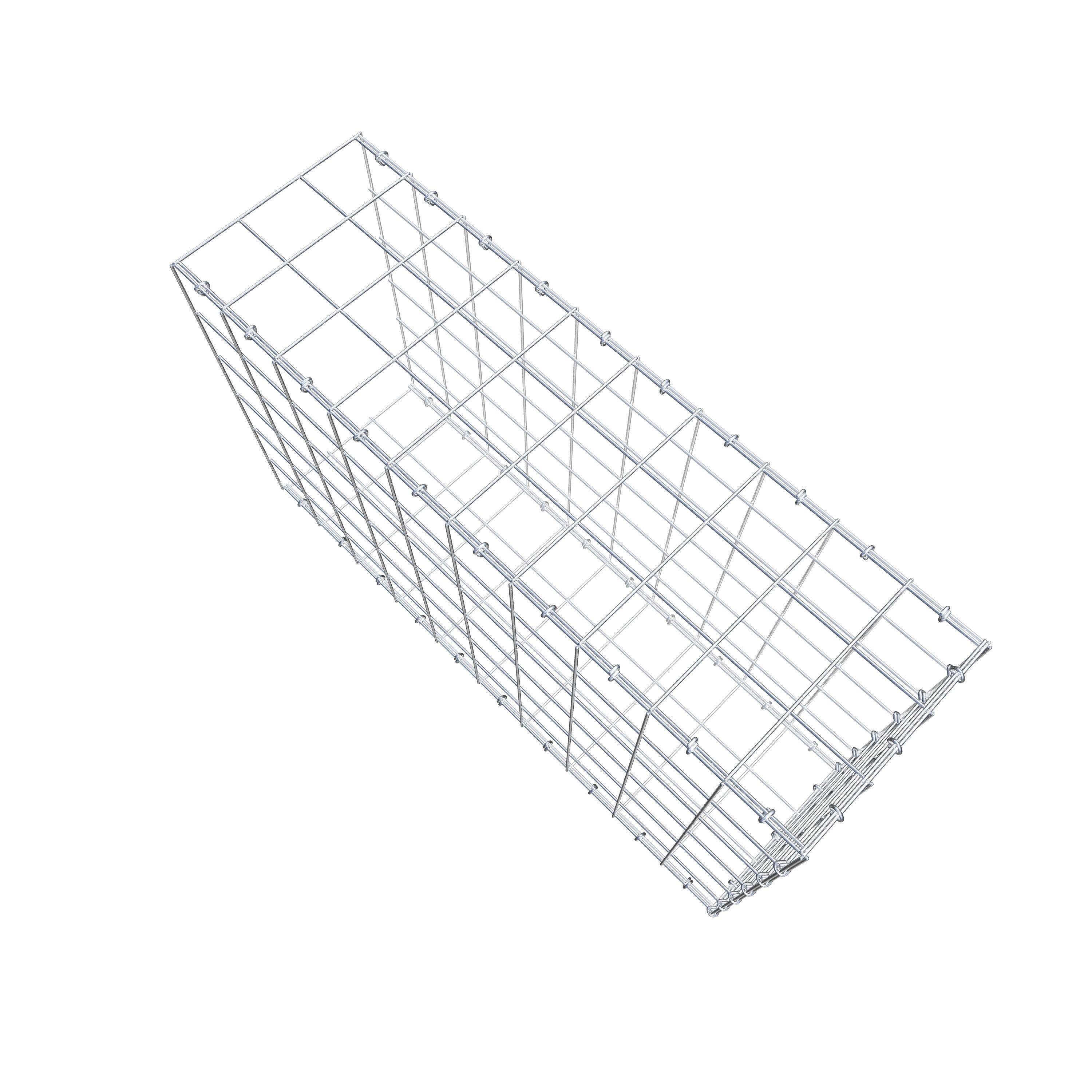 Schanskorf type 2 100 cm x 60 cm x 30 cm (L x H x D), maaswijdte 10 cm x 10 cm, C-ring