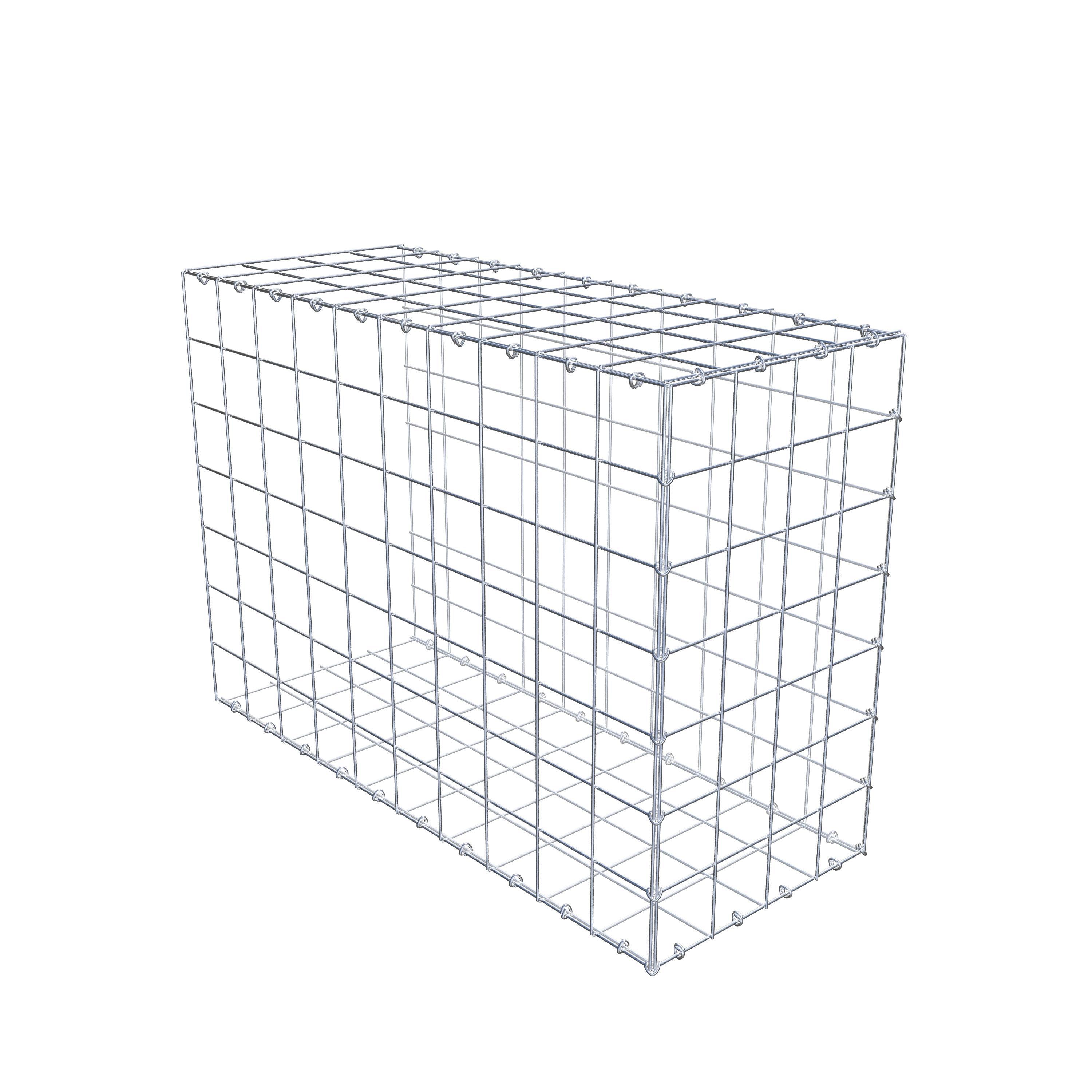 Schanskorf type 2 100 cm x 70 cm x 40 cm (L x H x D), maaswijdte 10 cm x 10 cm, C-ring