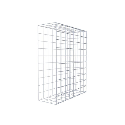 Gavión complementario de tipo 2 100 cm x 80 cm x 30 cm (largo x alto x fondo), malla 10 cm x 10 cm, anillo en C