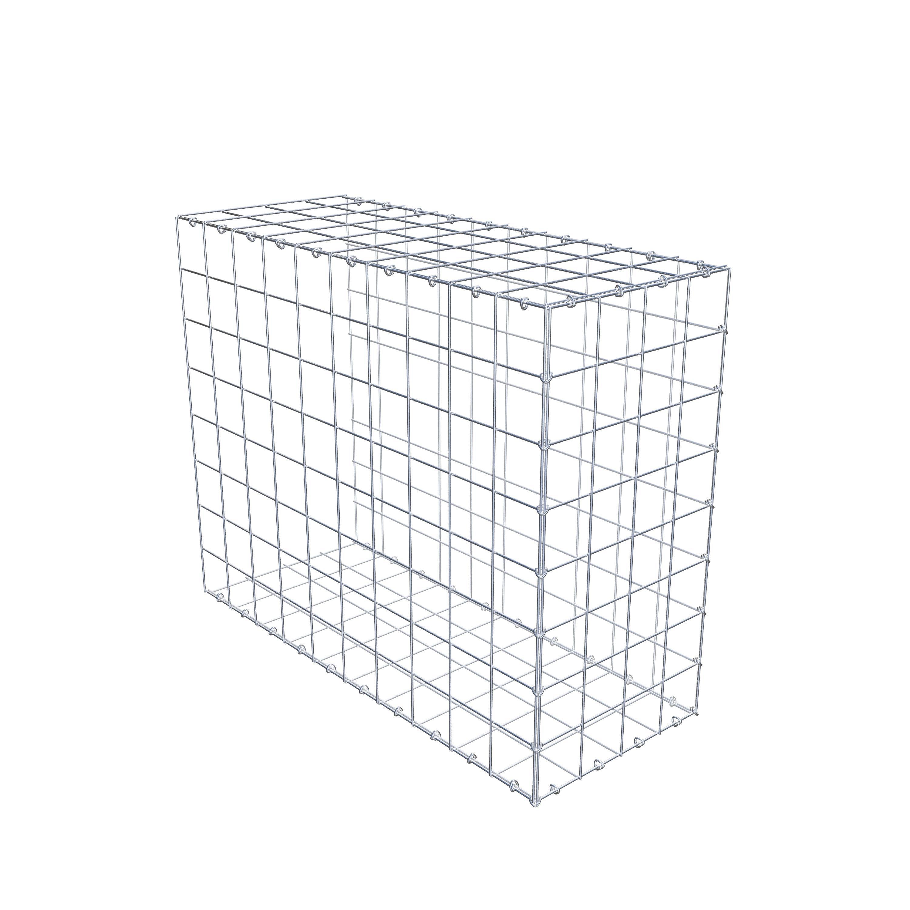 Schanskorf type 2 100 cm x 80 cm x 40 cm (L x H x D), maaswijdte 10 cm x 10 cm, C-ring