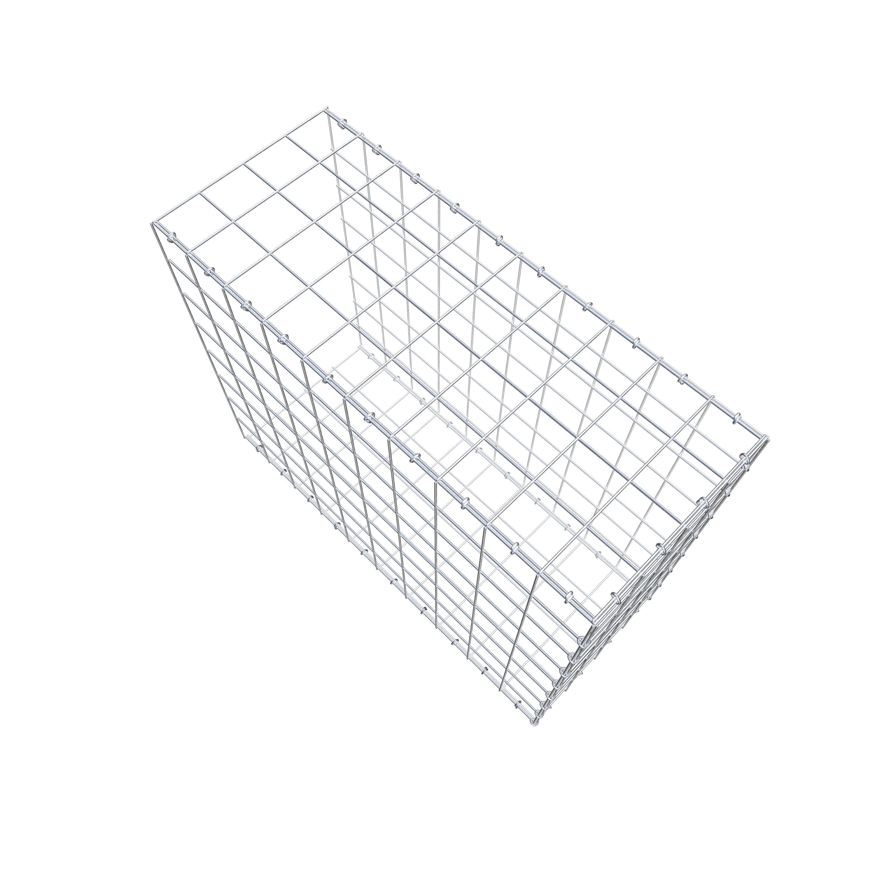 Schanskorf type 2 100 cm x 80 cm x 40 cm (L x H x D), maaswijdte 10 cm x 10 cm, C-ring