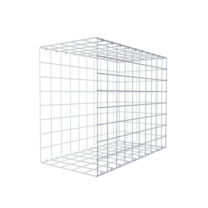 Typ 2 påbyggnadsgabion 100 cm x 80 cm x 50 cm (L x H x D), maskstorlek 10 cm x 10 cm, C-ring