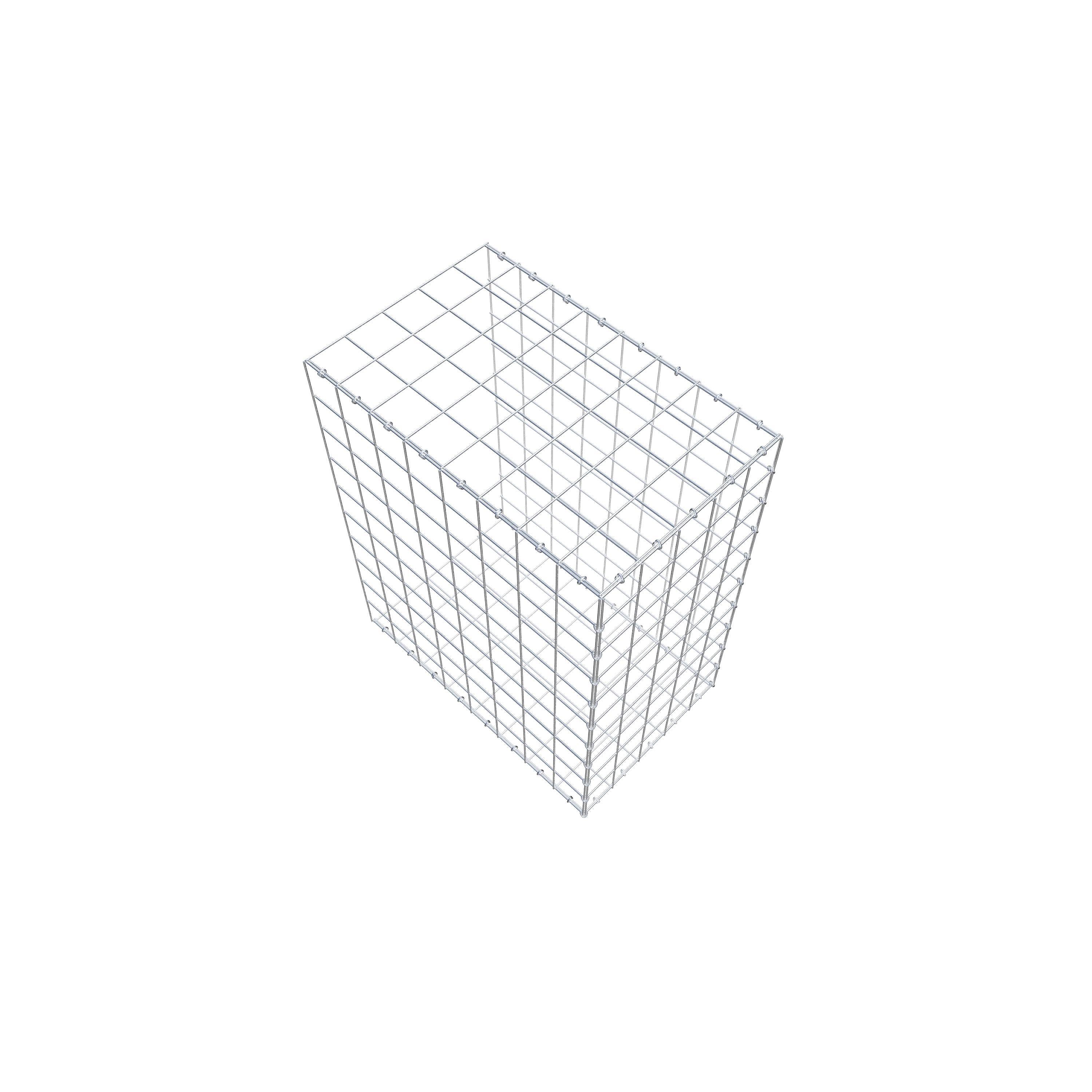 Schanskorf type 2 100 cm x 80 cm x 50 cm (L x H x D), maaswijdte 10 cm x 10 cm, C-ring