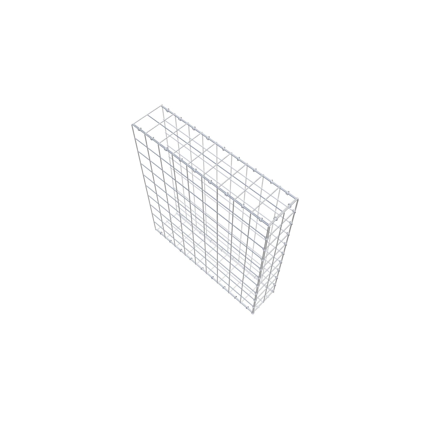Type 2 oplegkorf 100 cm x 90 cm x 20 cm (L x H x D), maaswijdte 10 cm x 10 cm, C-ring