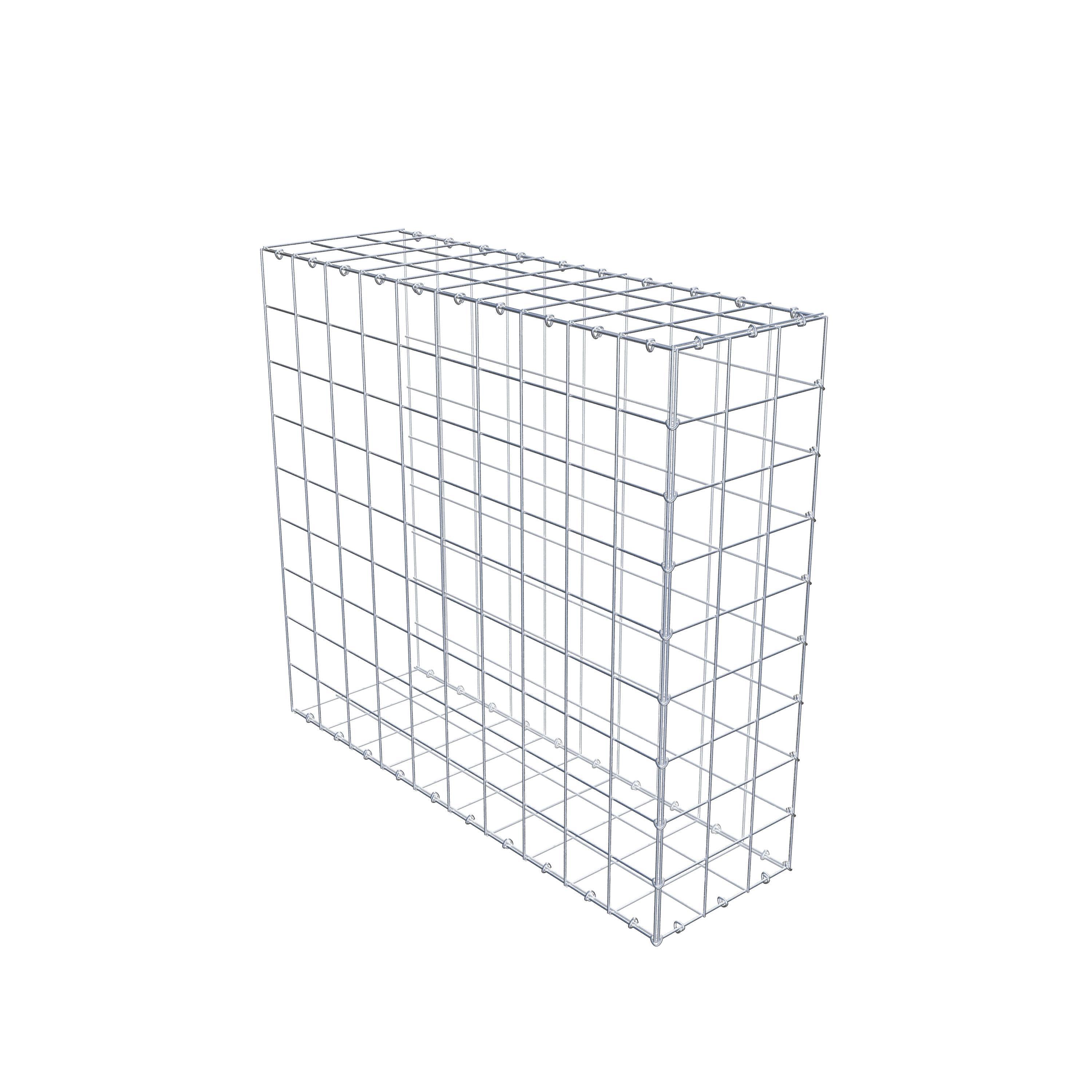 Schanskorf type 2 100 cm x 90 cm x 30 cm (L x H x D), maaswijdte 10 cm x 10 cm, C-ring