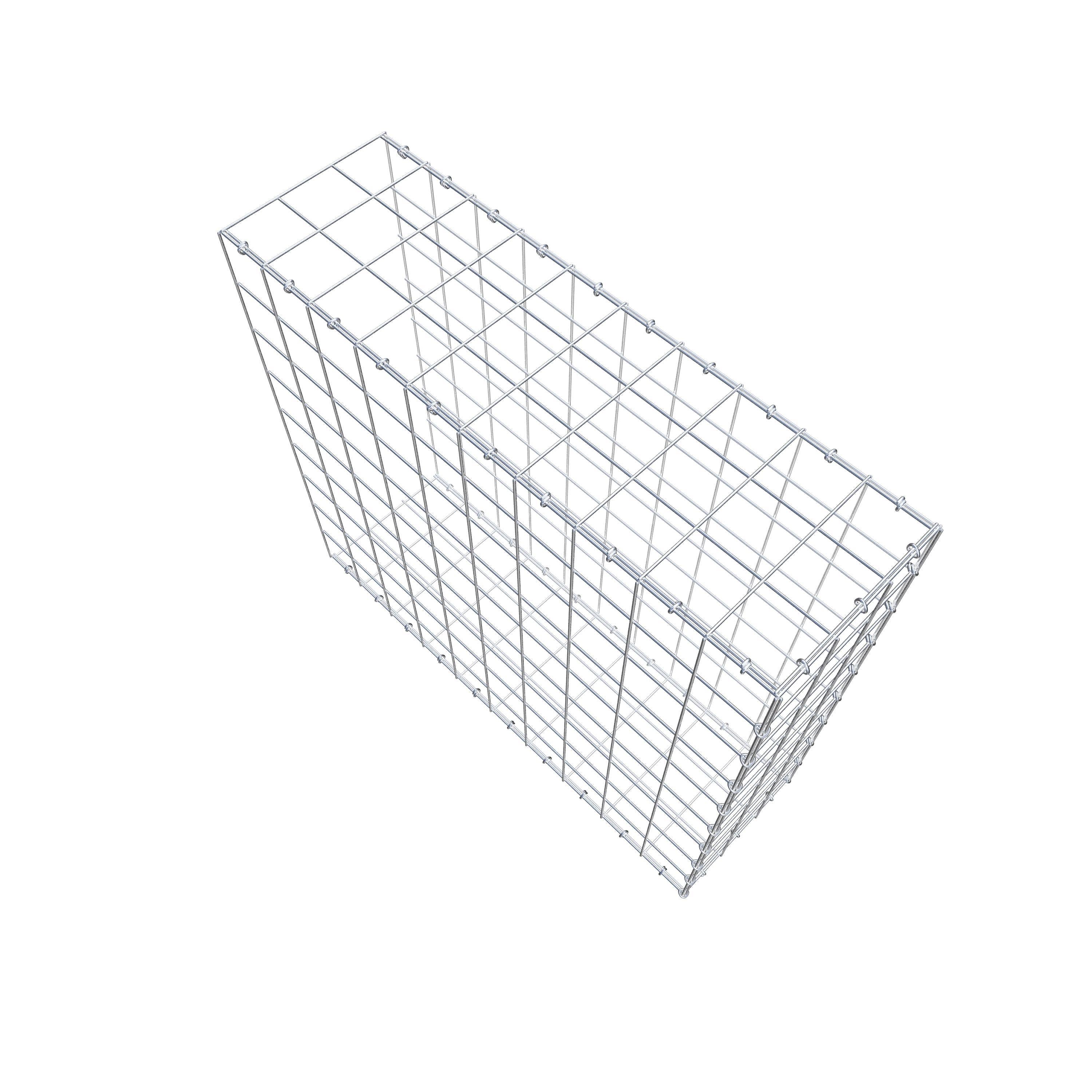 Schanskorf type 2 100 cm x 90 cm x 30 cm (L x H x D), maaswijdte 10 cm x 10 cm, C-ring