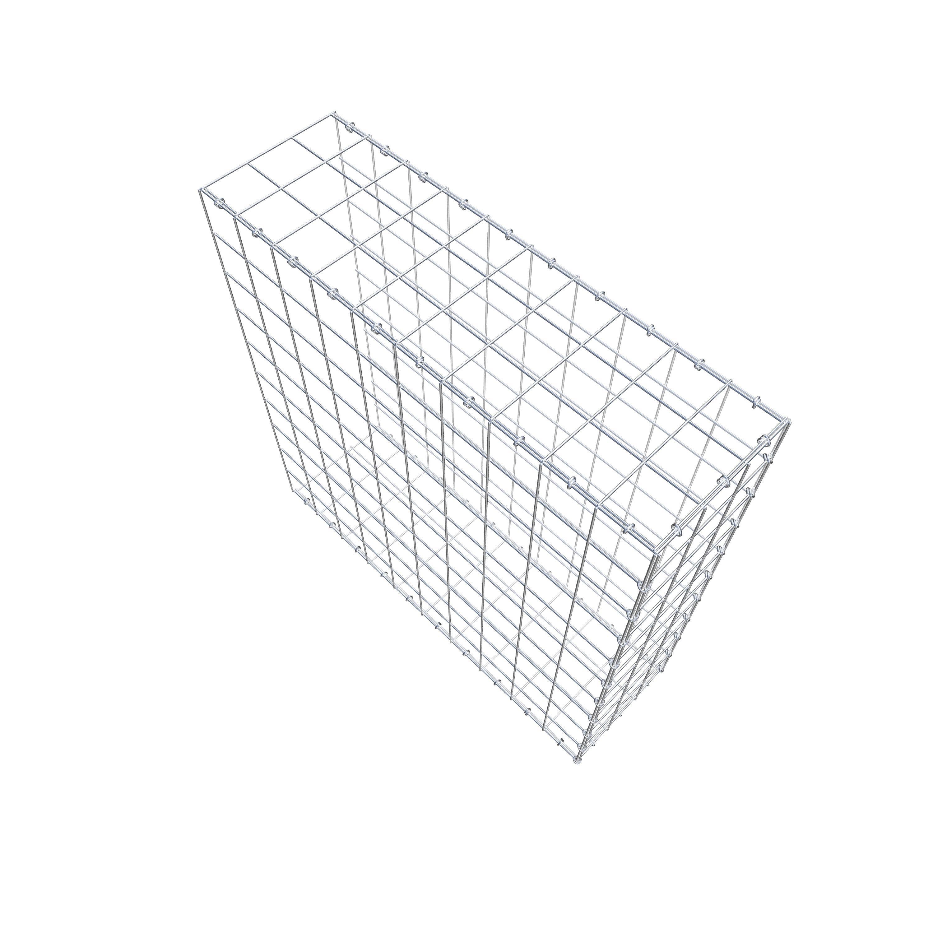 Schanskorf type 2 100 cm x 100 cm x 30 cm (L x H x D), maaswijdte 10 cm x 10 cm, C-ring