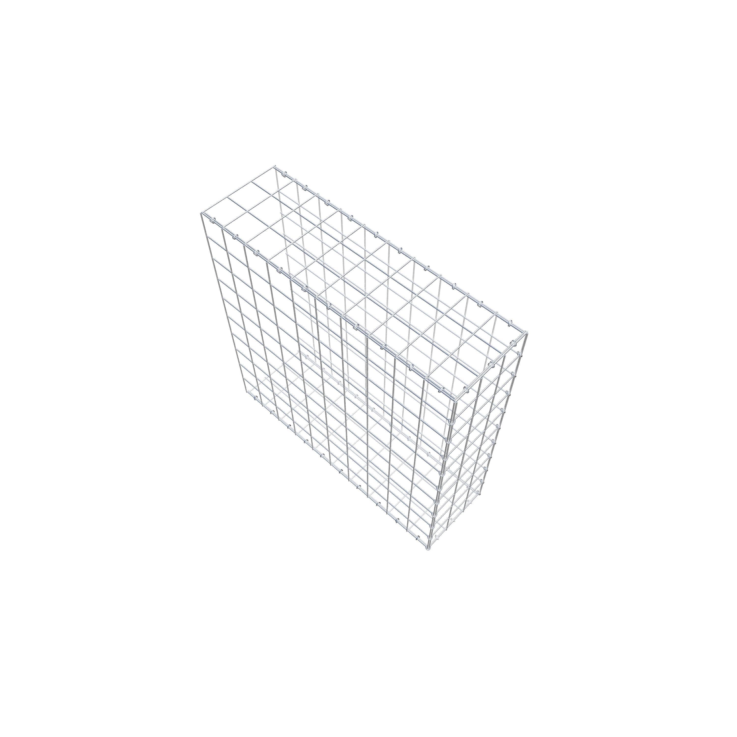 Schanskorf type 2 100 cm x 100 cm x 30 cm (L x H x D), maaswijdte 10 cm x 10 cm, C-ring