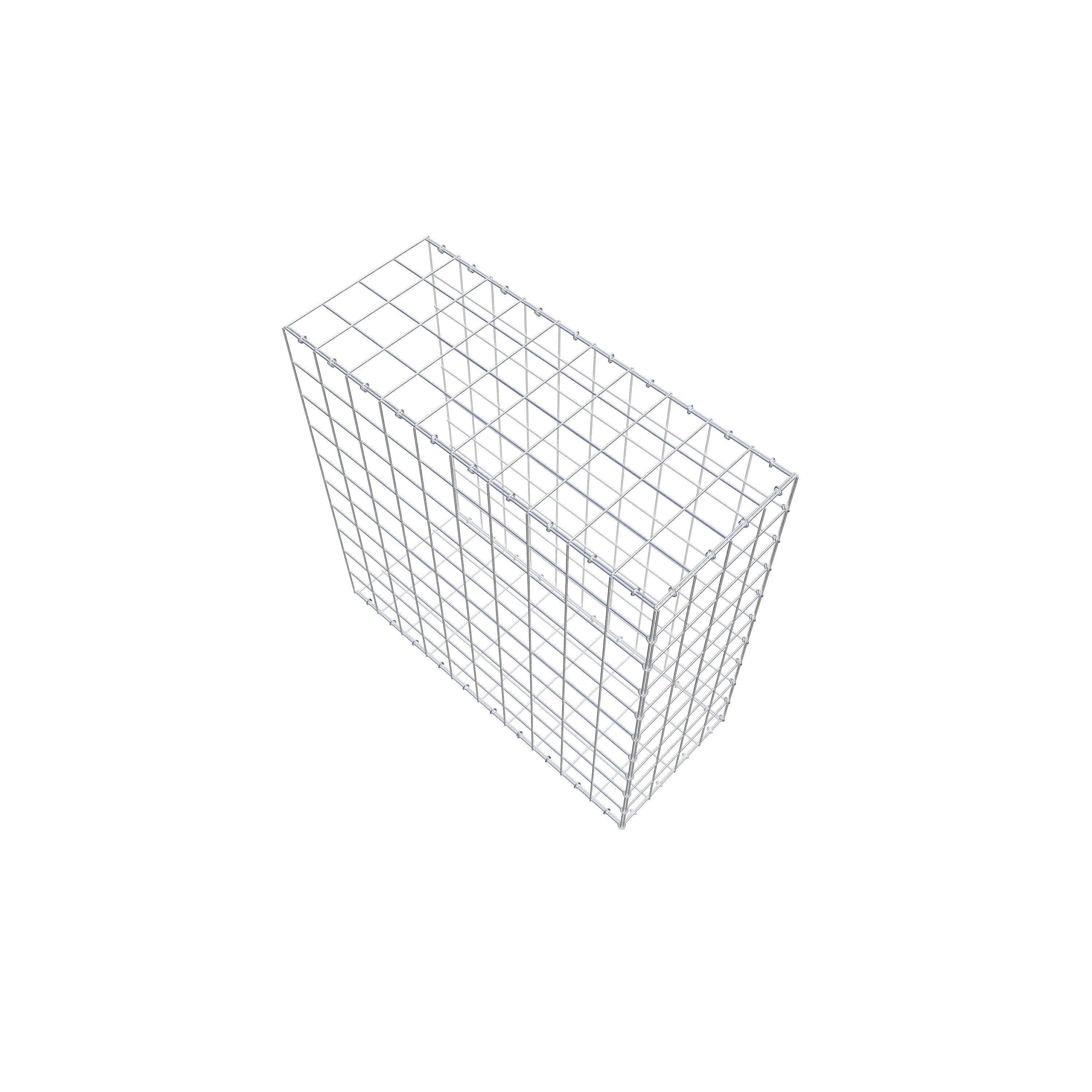 Schanskorf type 2 100 cm x 100 cm x 40 cm (L x H x D), maaswijdte 10 cm x 10 cm, C-ring