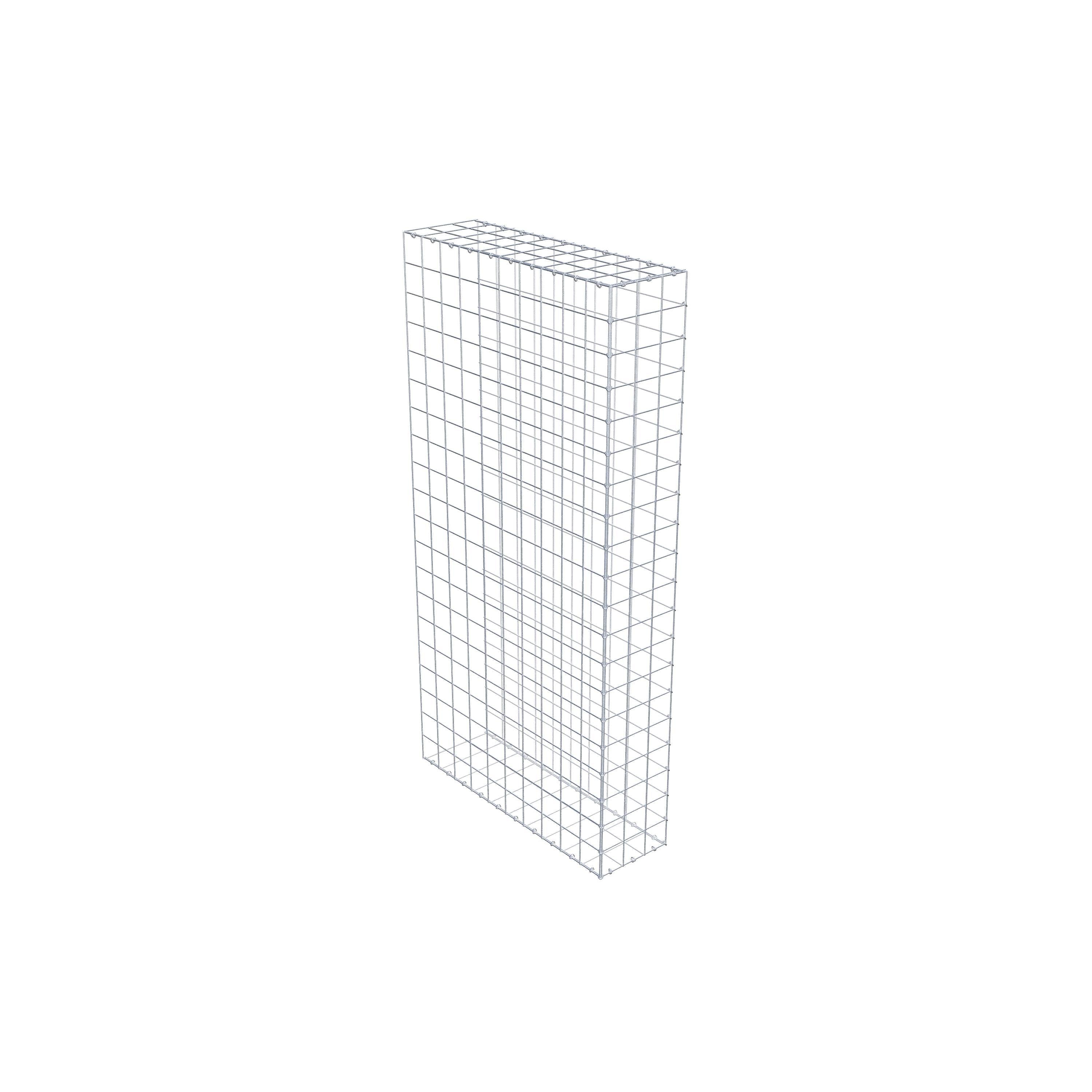 Monteret gabion type 2 200 cm x 100 cm x 30 cm (L x H x D), maskestørrelse 10 cm x 10 cm, C-ring